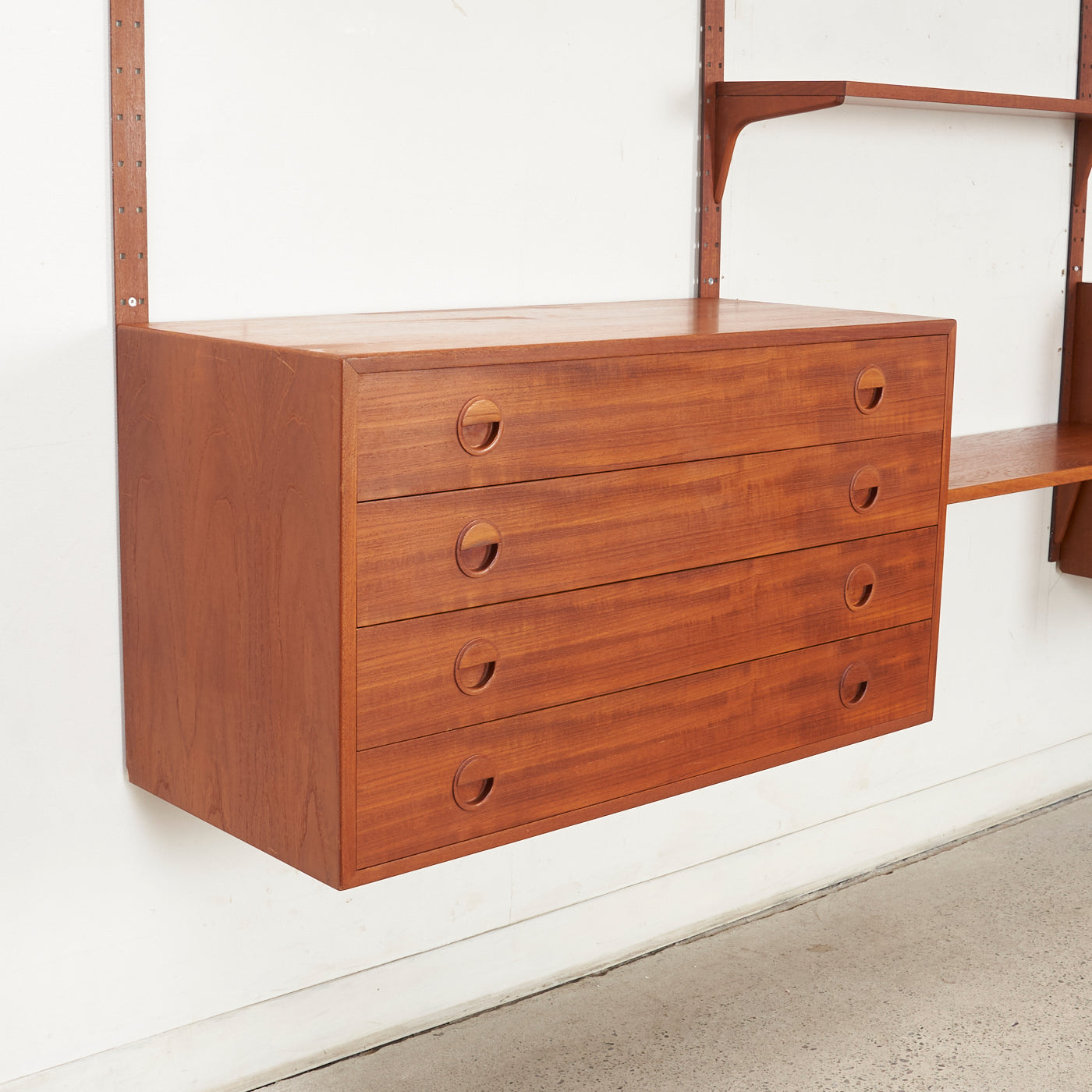 Modular Teak Wall Unit by Rud Thygesen & Johnny Sørensen for Hansen & Guldborg, Denmark