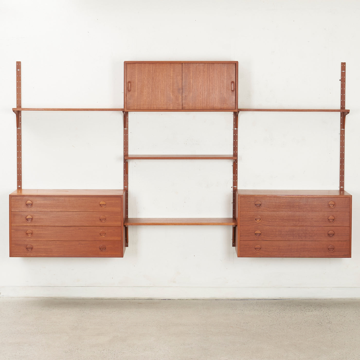 Modular Teak Wall Unit by Rud Thygesen & Johnny Sørensen for Hansen & Guldborg, Denmark