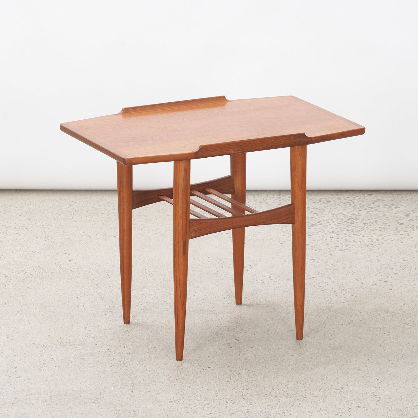 Narrow Teak Side Table