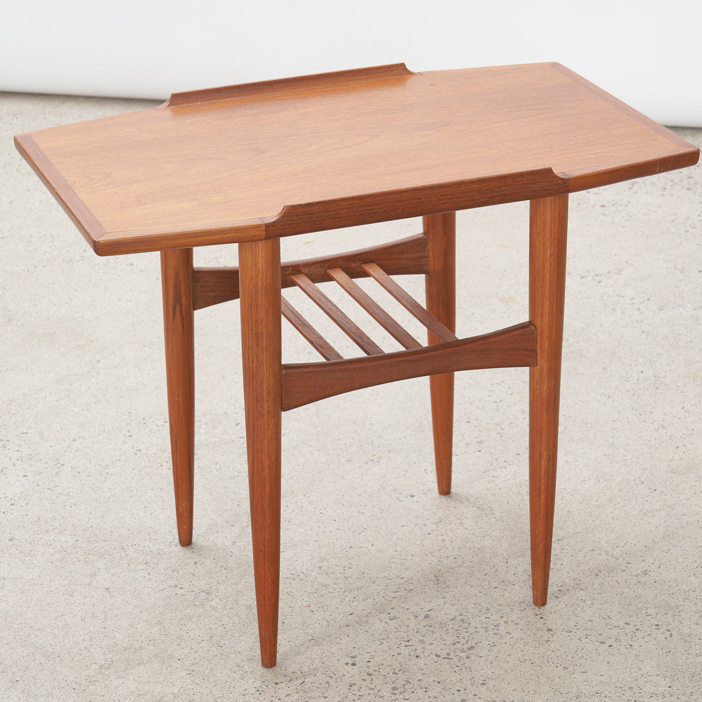 Narrow Teak Side Table