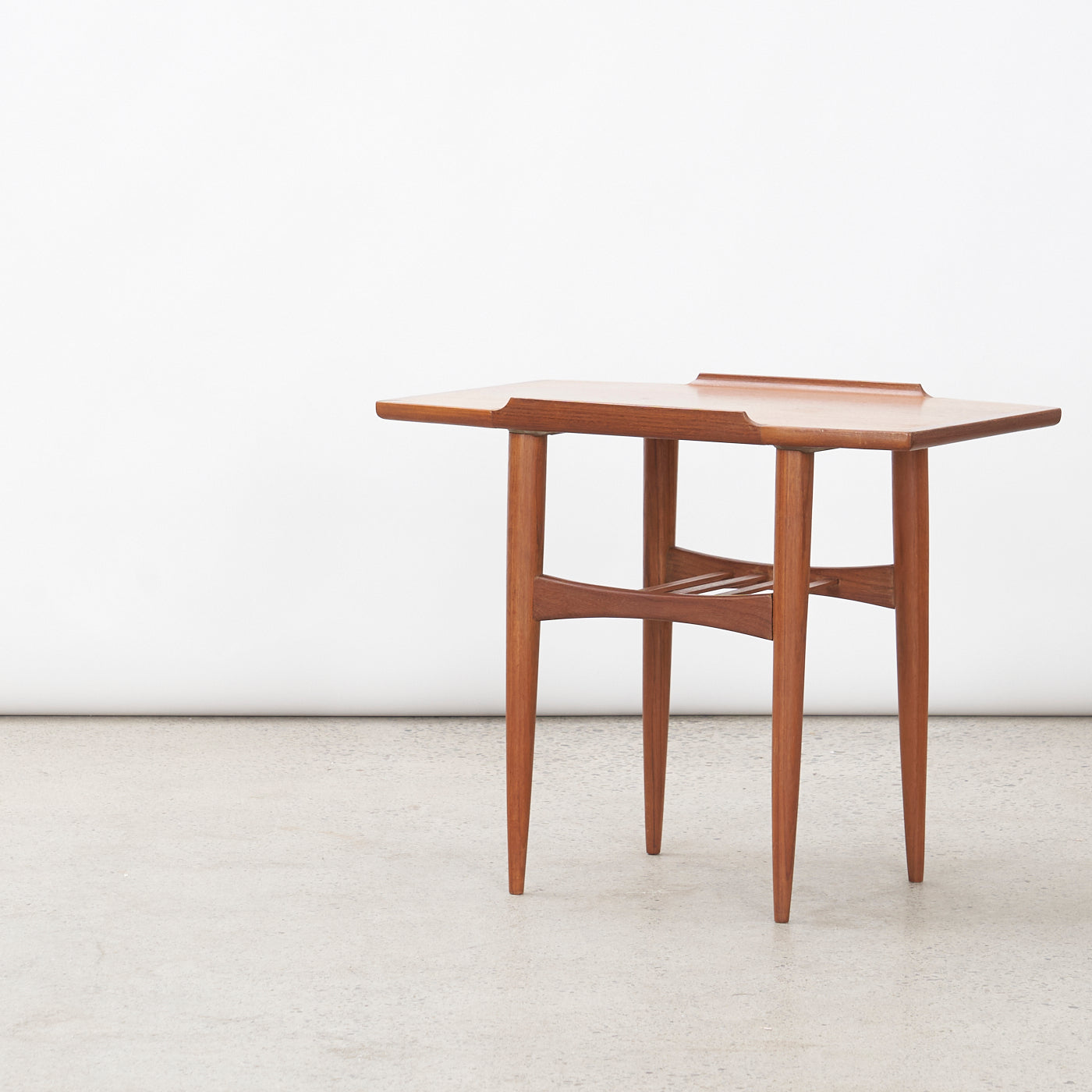 Narrow Teak Side Table
