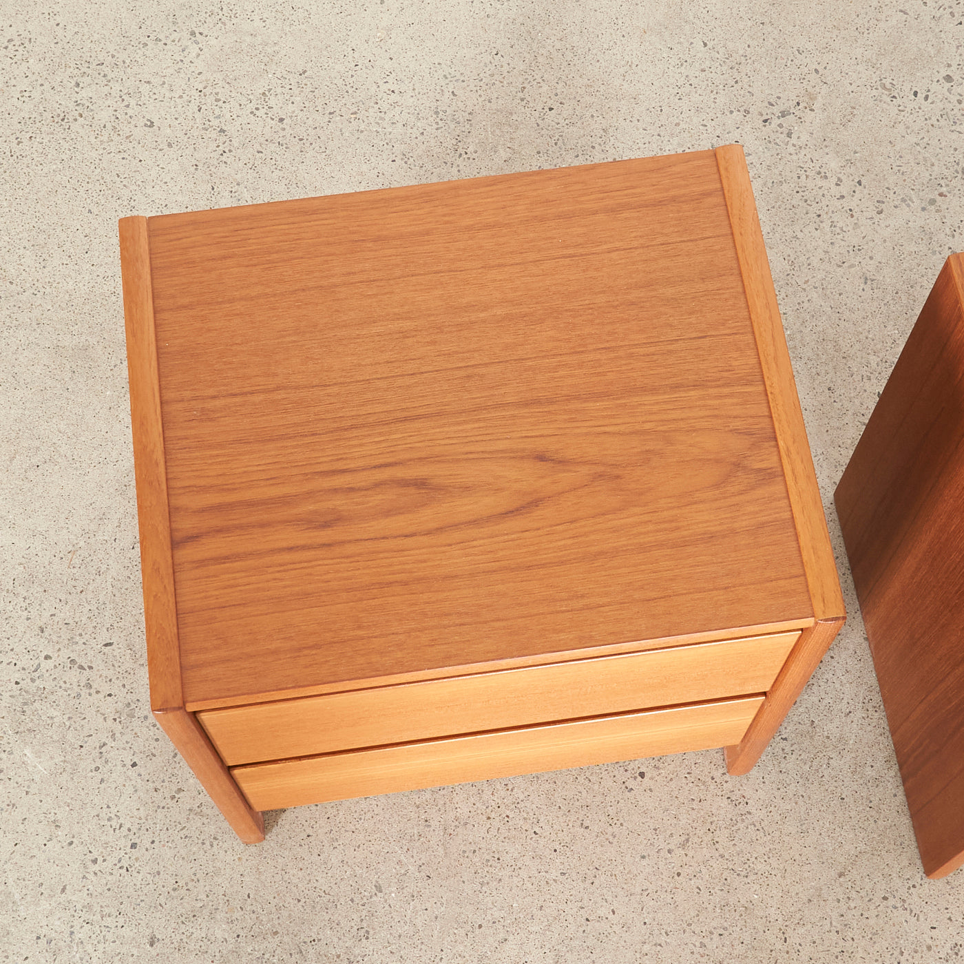 Pair of Teak Nightstands