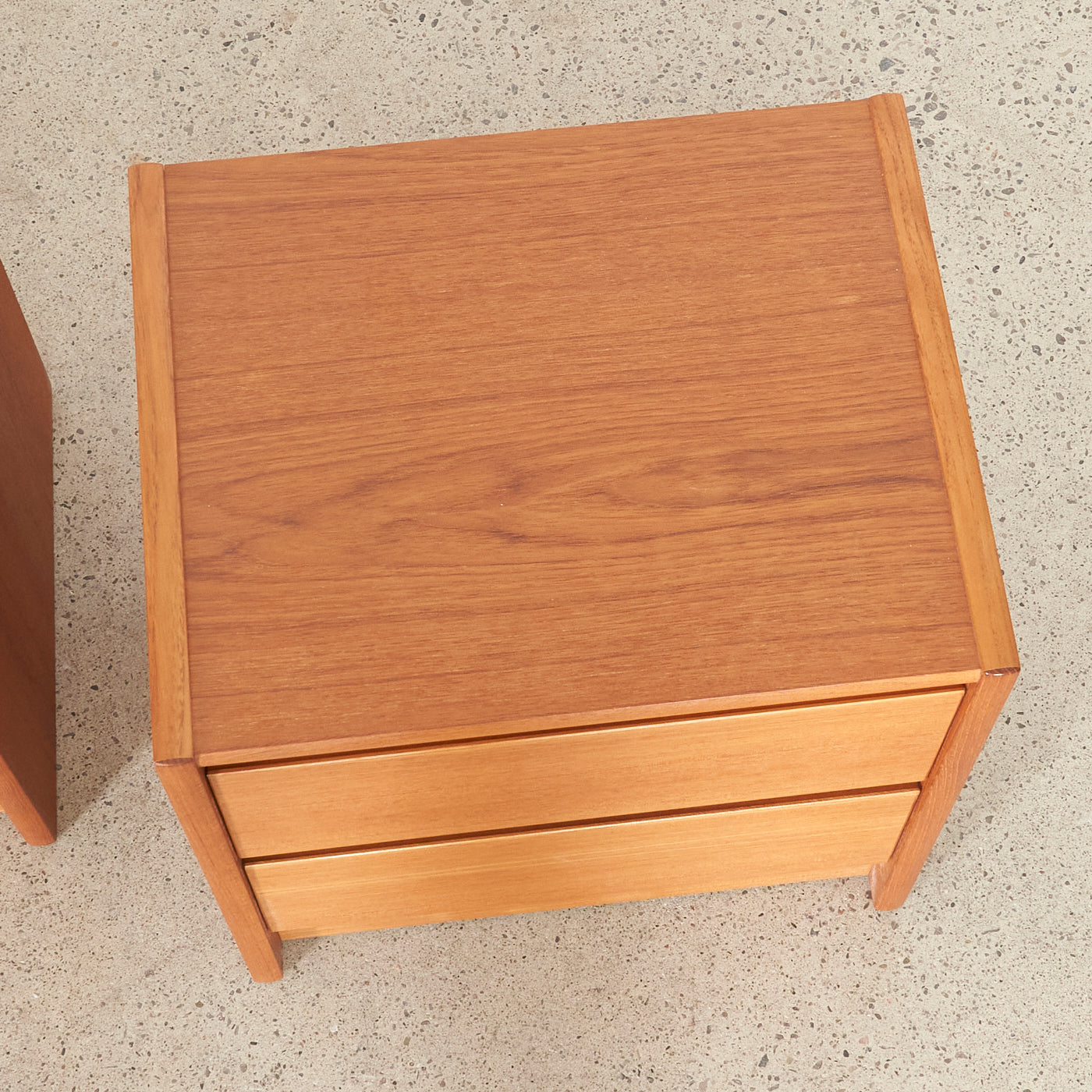 Pair of Teak Nightstands