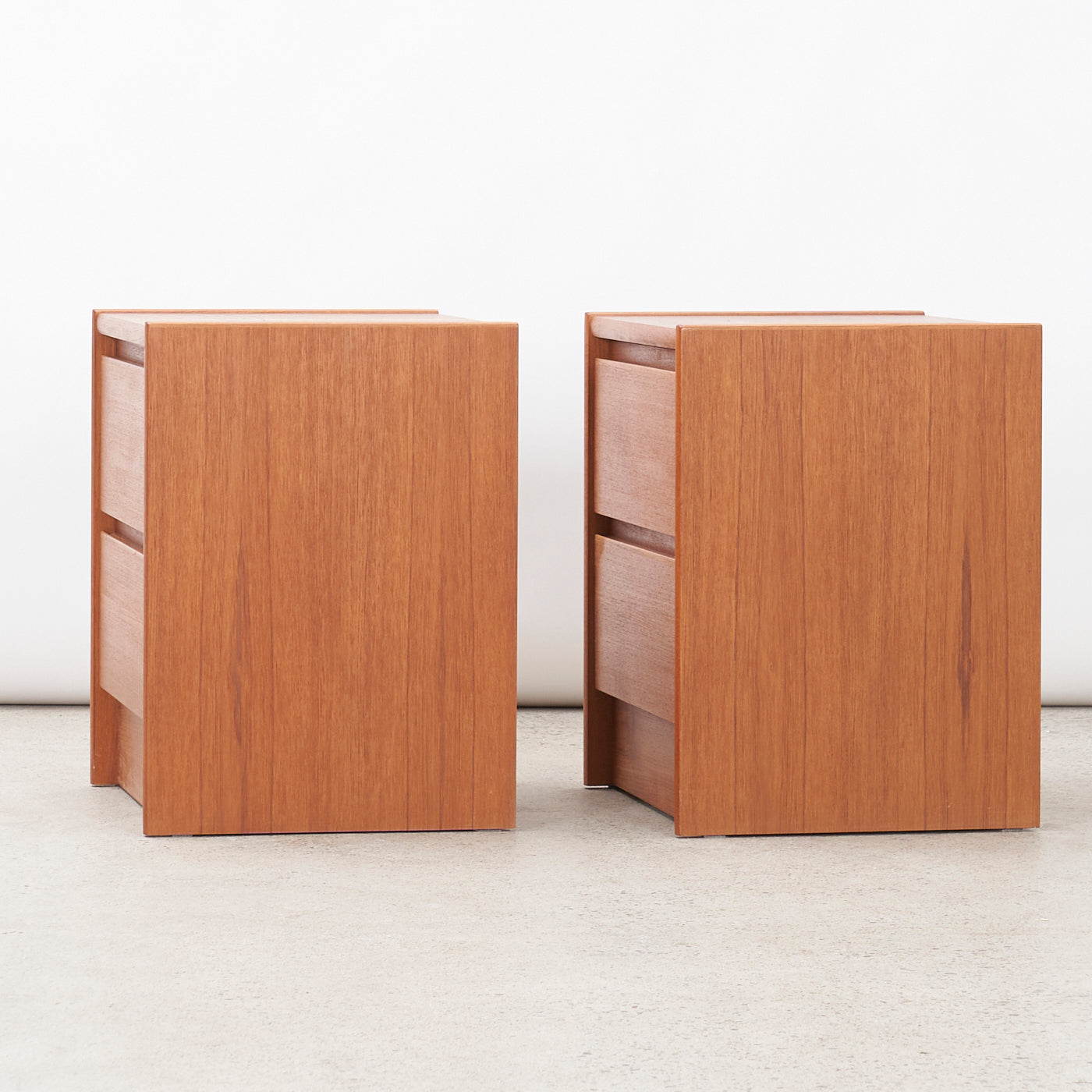 Pair of Teak Nightstands