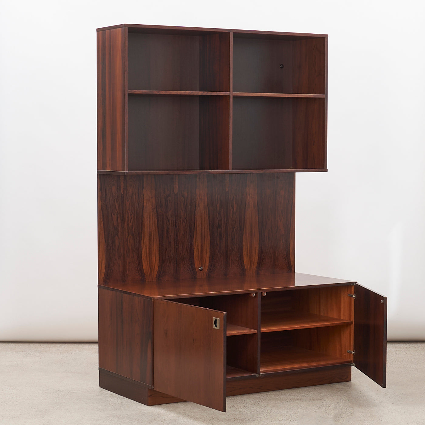 Rosewood Bookcase w/ Cabinet by Hammel Møbelfabrik, Denmark