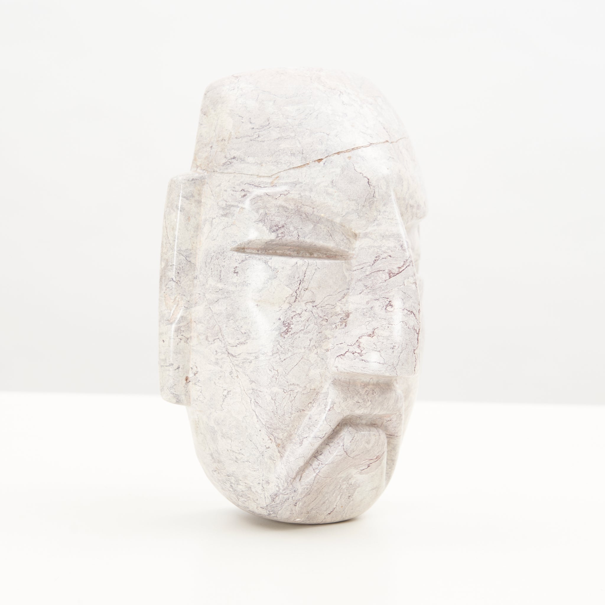 Marble Mask Sculpture