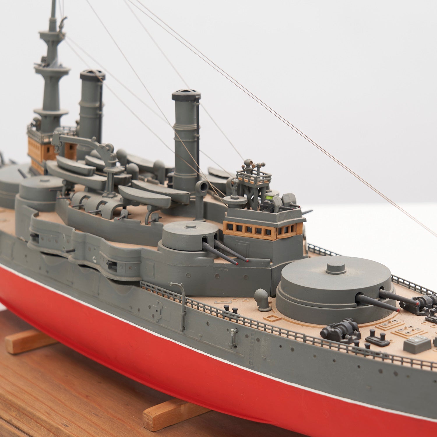 Handemade 'Oregon' Battleship Model