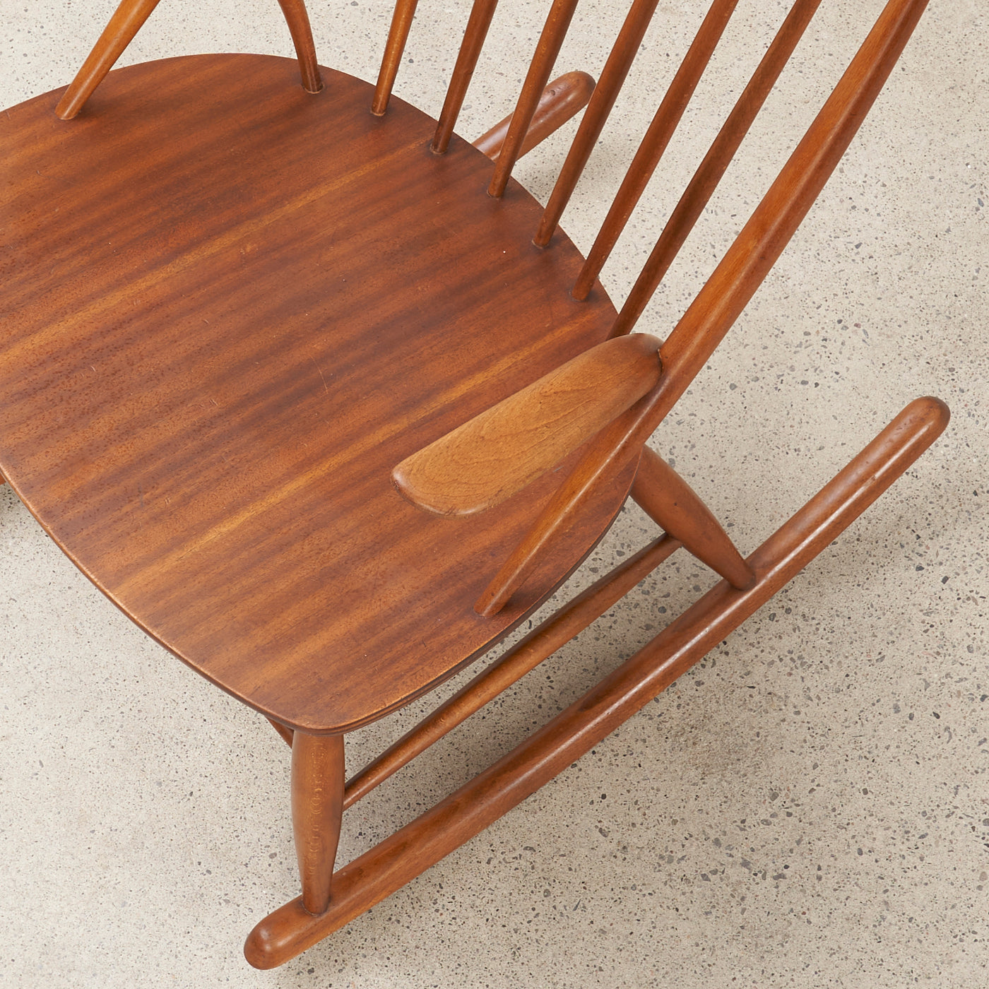 'Gyngestol No. 3' Teak Rocking Chair by Illum Wikkelsø for N. Eilersen, Denmark