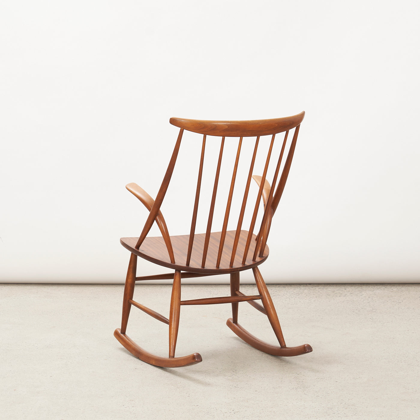 'Gyngestol No. 3' Teak Rocking Chair by Illum Wikkelsø for N. Eilersen, Denmark