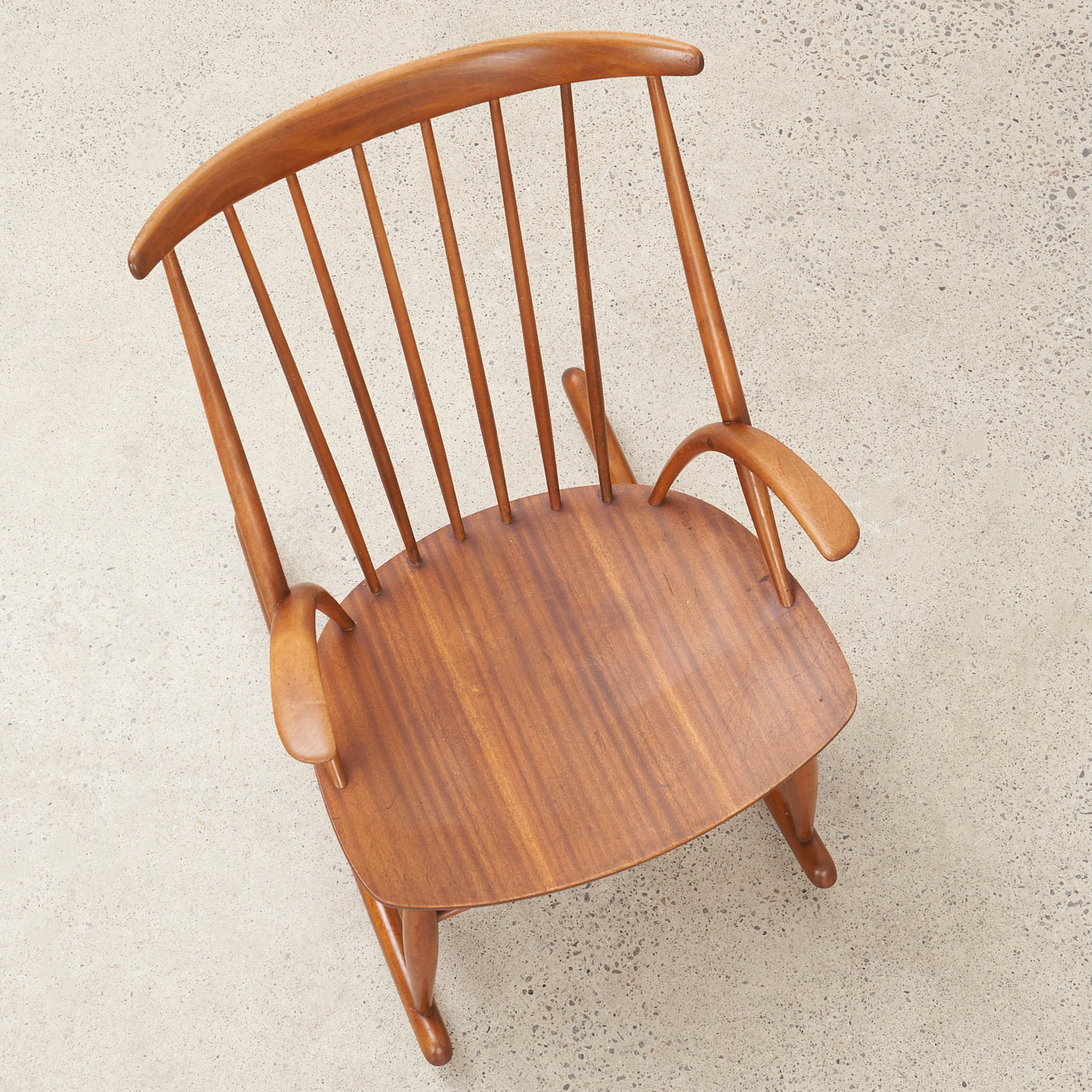 'Gyngestol No. 3' Teak Rocking Chair by Illum Wikkelsø for N. Eilersen, Denmark