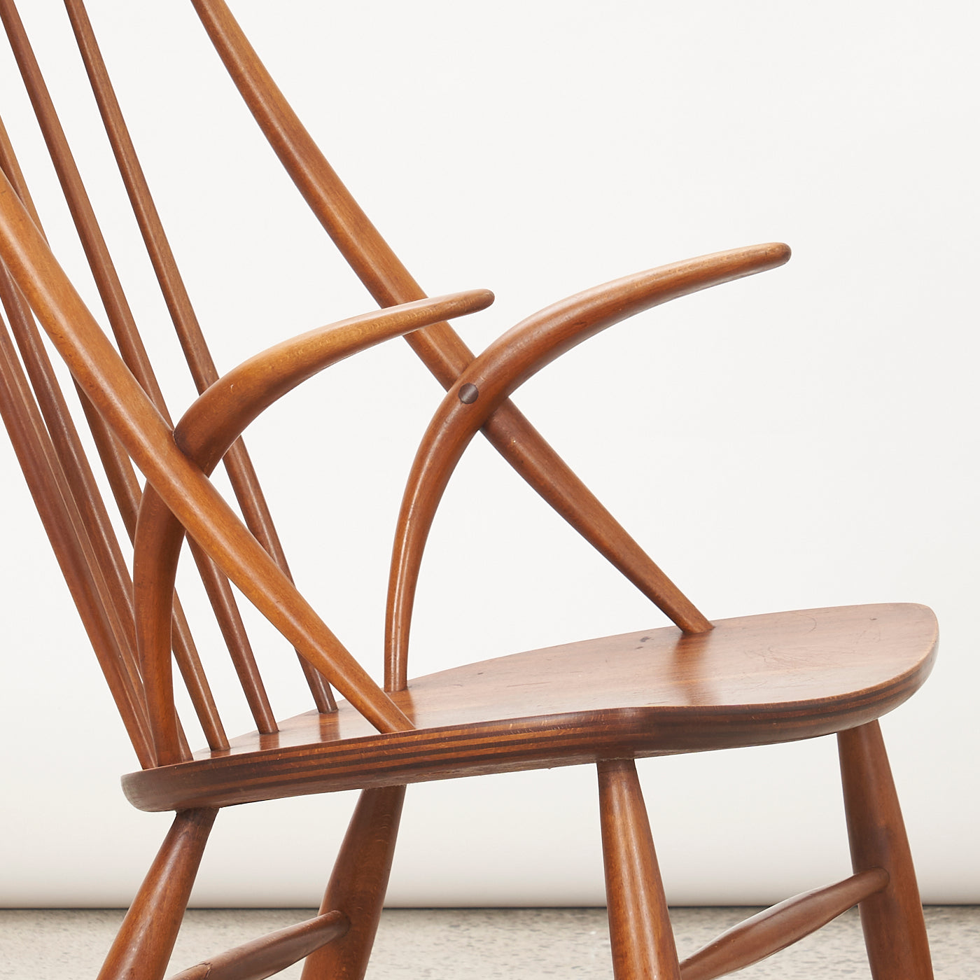 'Gyngestol No. 3' Teak Rocking Chair by Illum Wikkelsø for N. Eilersen, Denmark