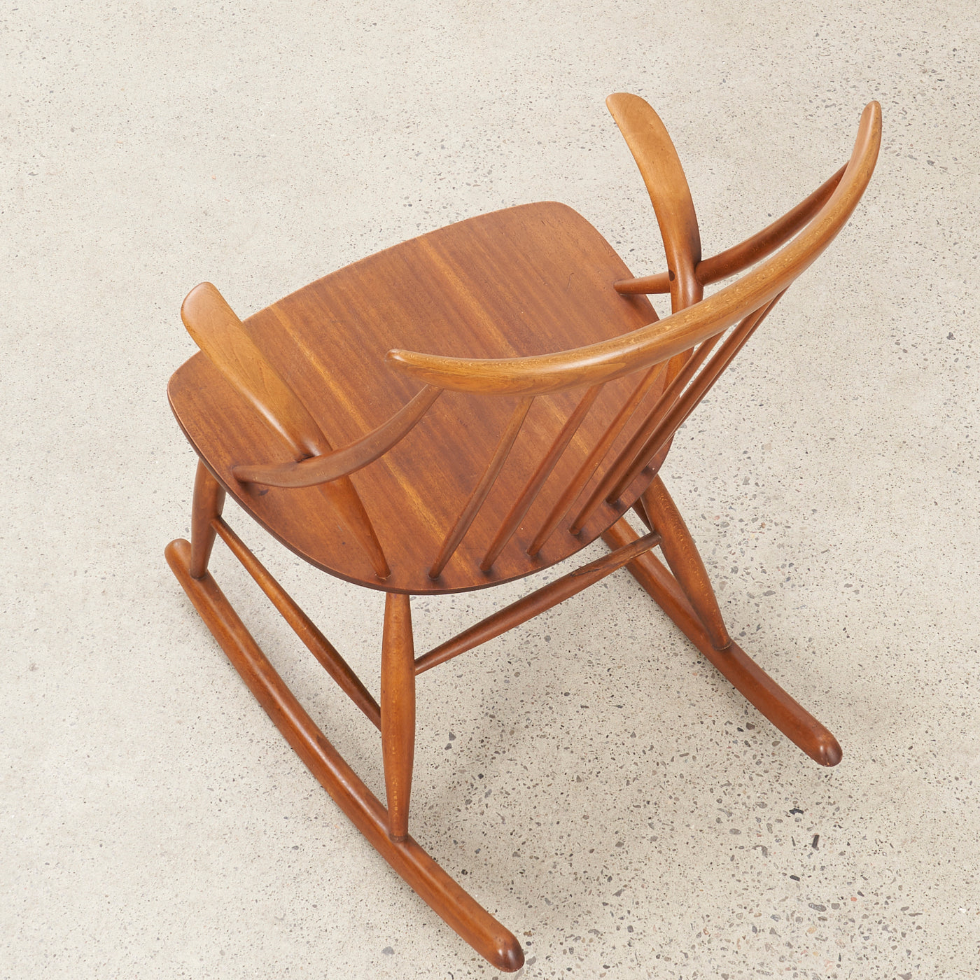 'Gyngestol No. 3' Teak Rocking Chair by Illum Wikkelsø for N. Eilersen, Denmark