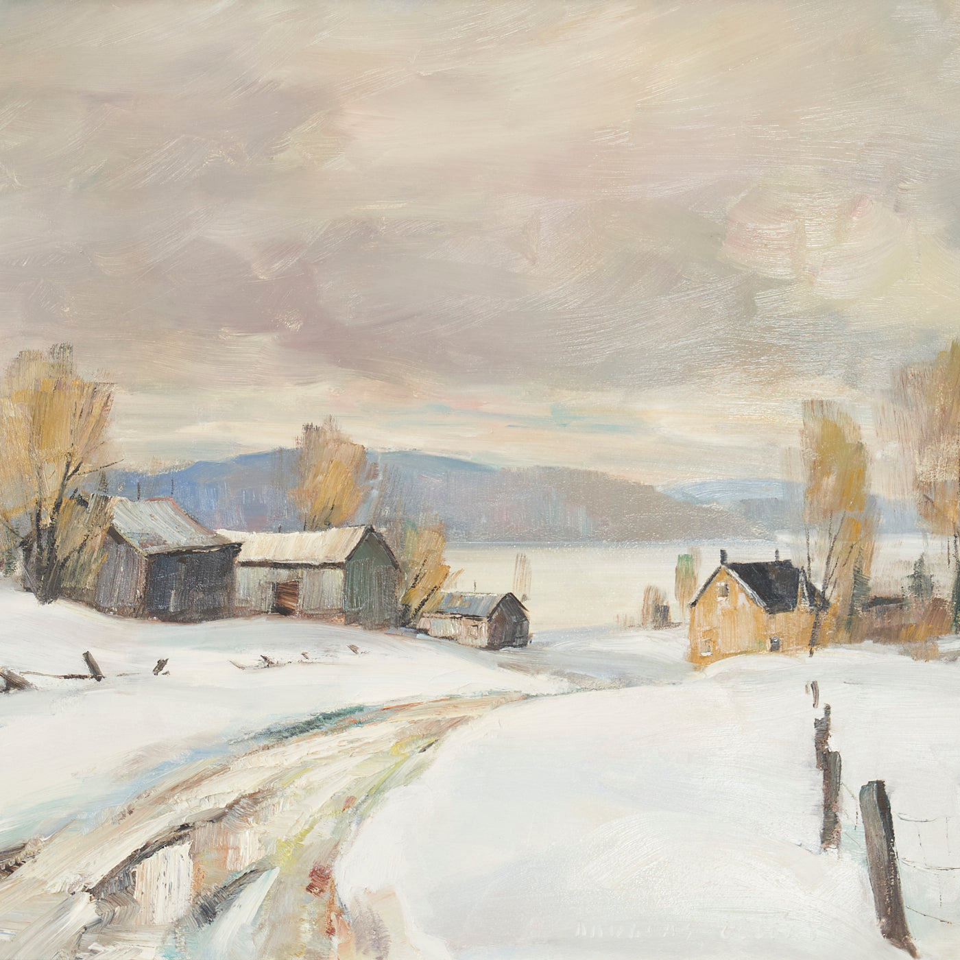 Oil on Board Painting by Douglass Elliot