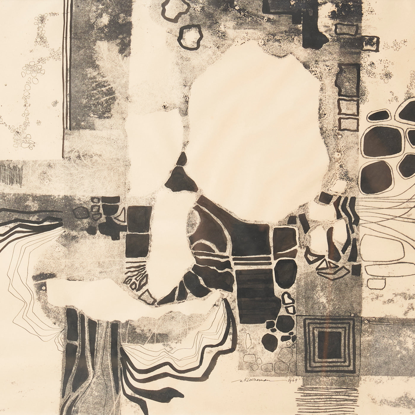 Signed Abstract Artwork
