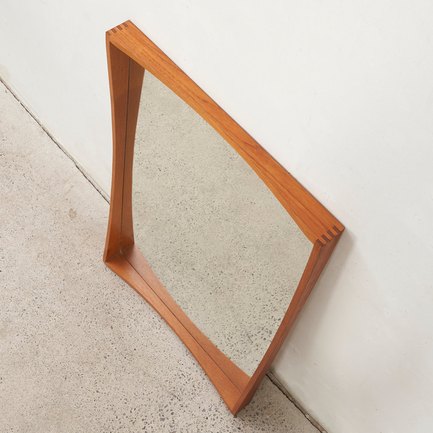 Teak Mirror by Pedersen & Hansen, Denmark