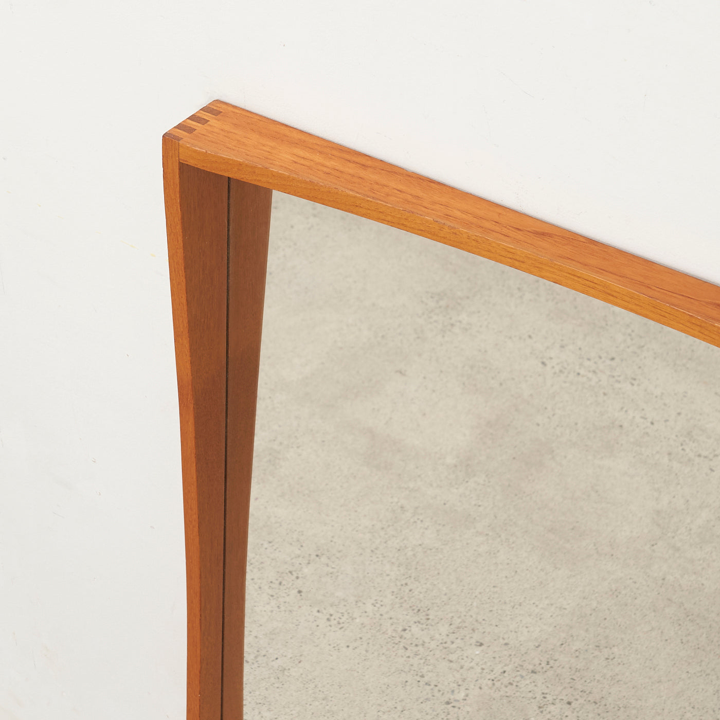 Teak Mirror by Pedersen & Hansen, Denmark