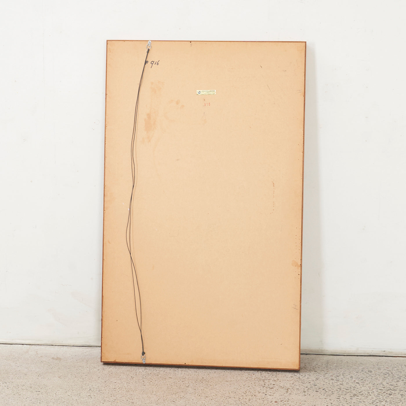 Teak Mirror by Pedersen & Hansen, Denmark