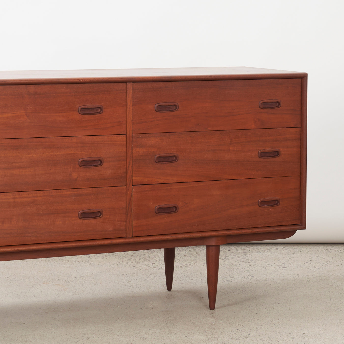 Teak 9 Drawer Dresser