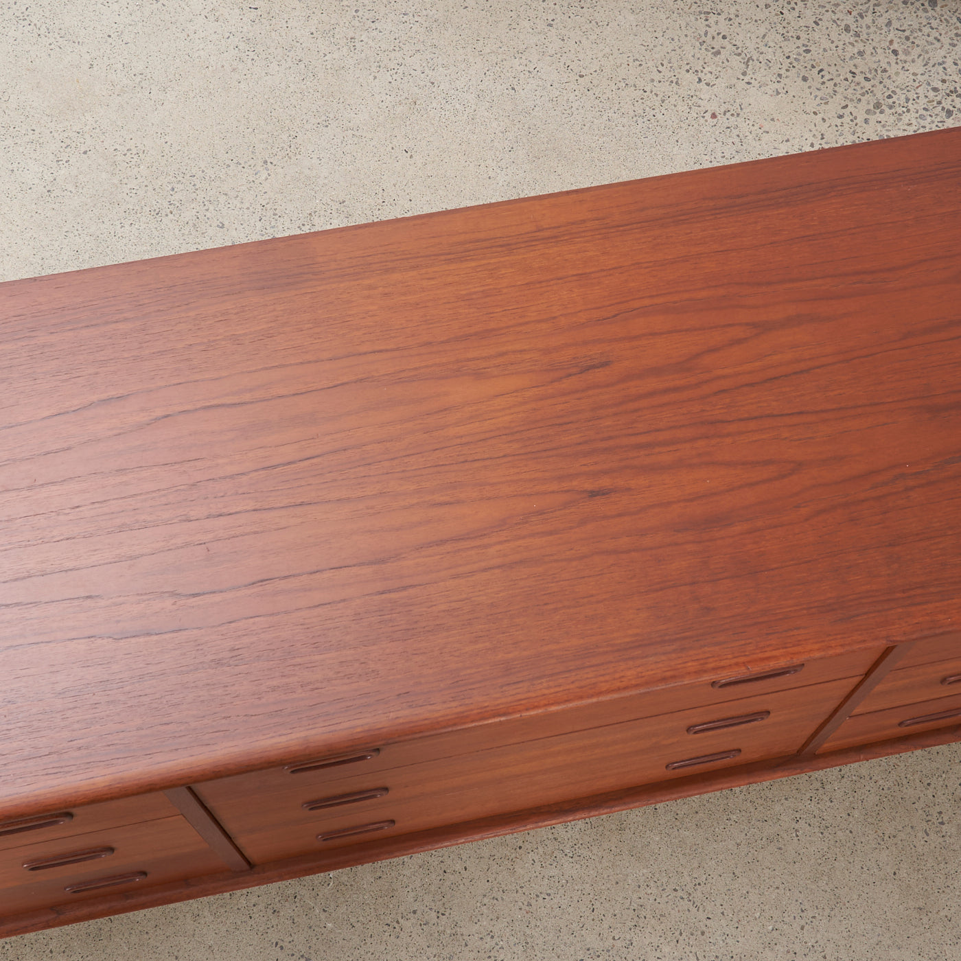 Teak 9 Drawer Dresser