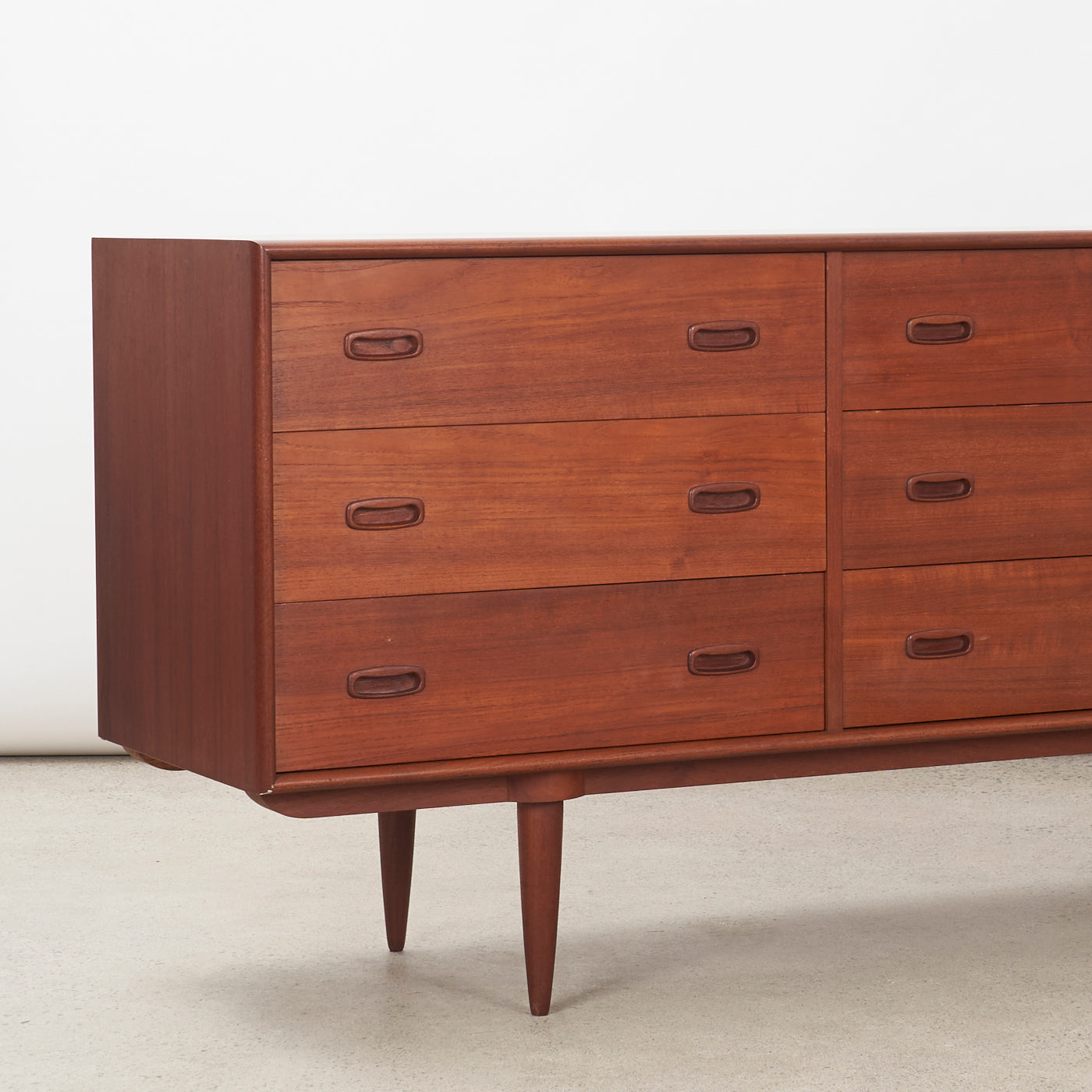 Teak 9 Drawer Dresser