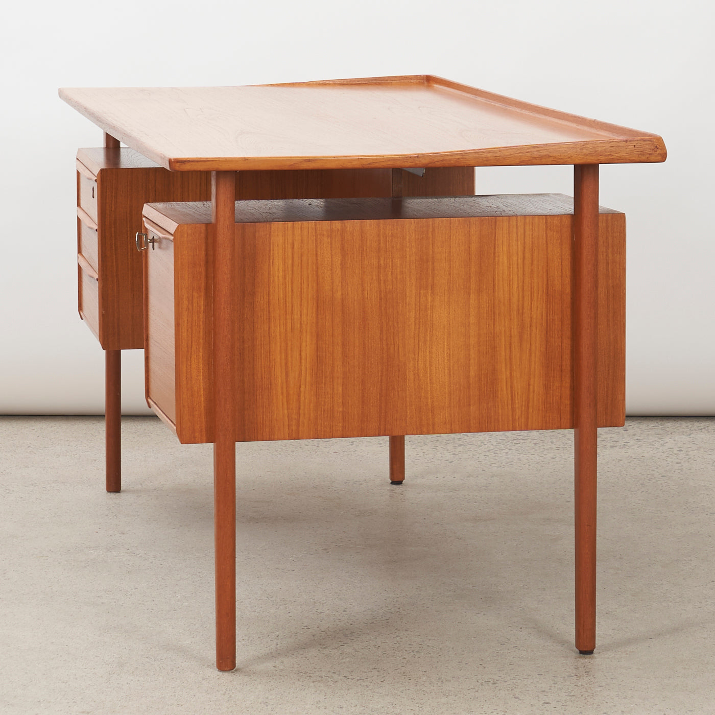 Teak Executive Desk by Peter Løvig Nielsen, Denmark