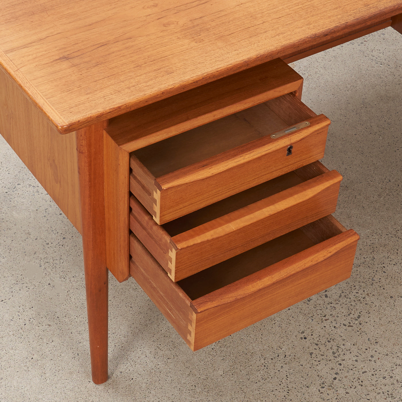 Teak Executive Desk by Peter Løvig Nielsen, Denmark