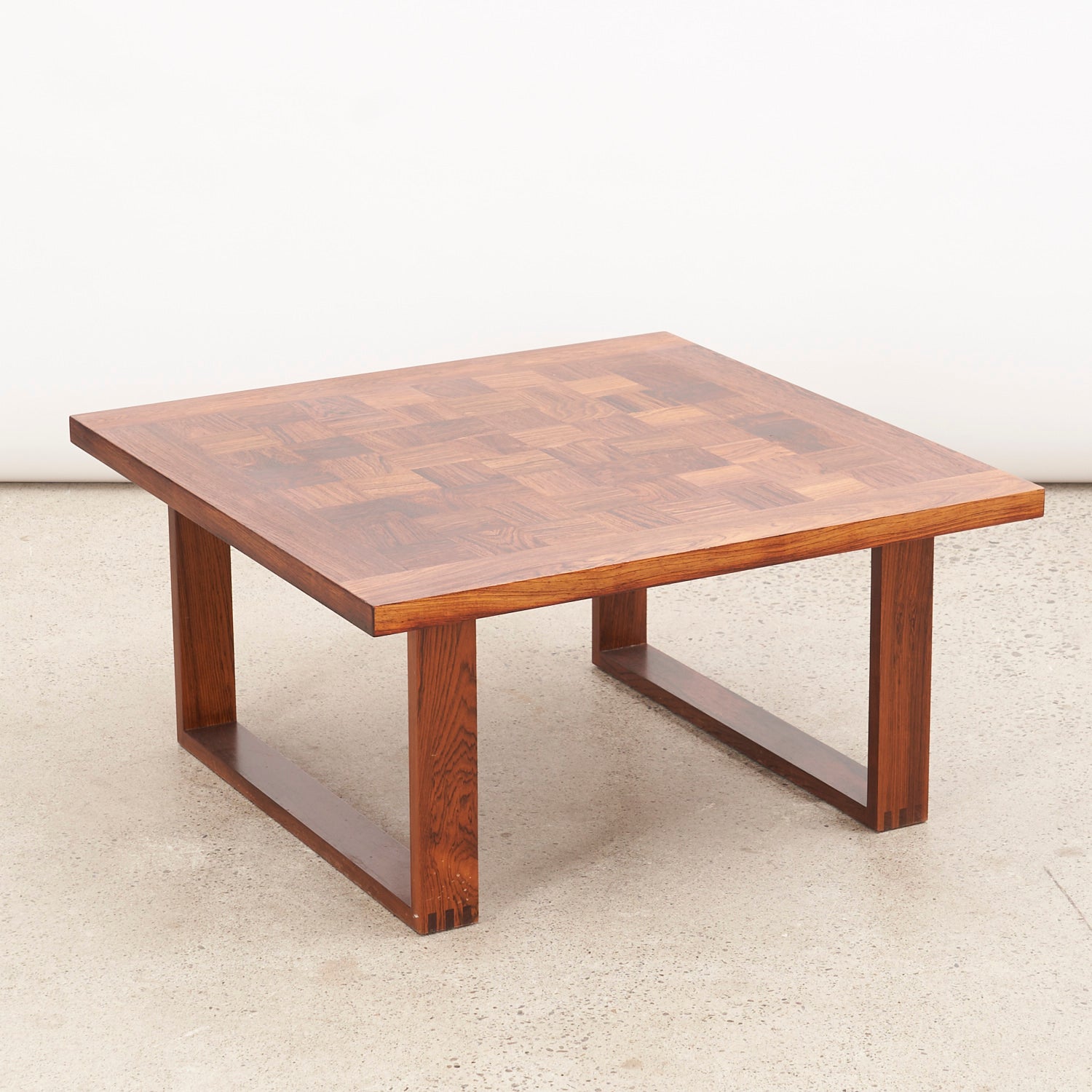 Square Rosewood Coffee Table by Poul Cadovius for France & Son