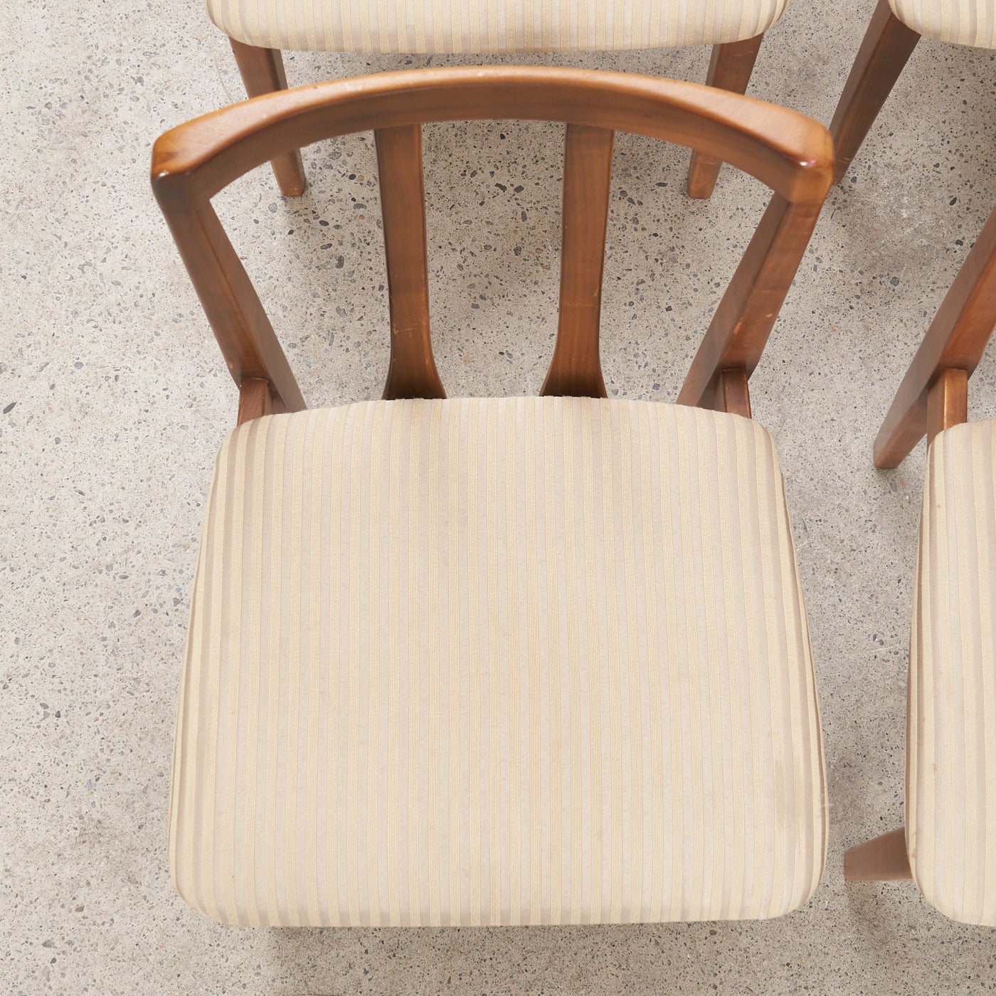 Set of 6 Walnut Dining Chairs