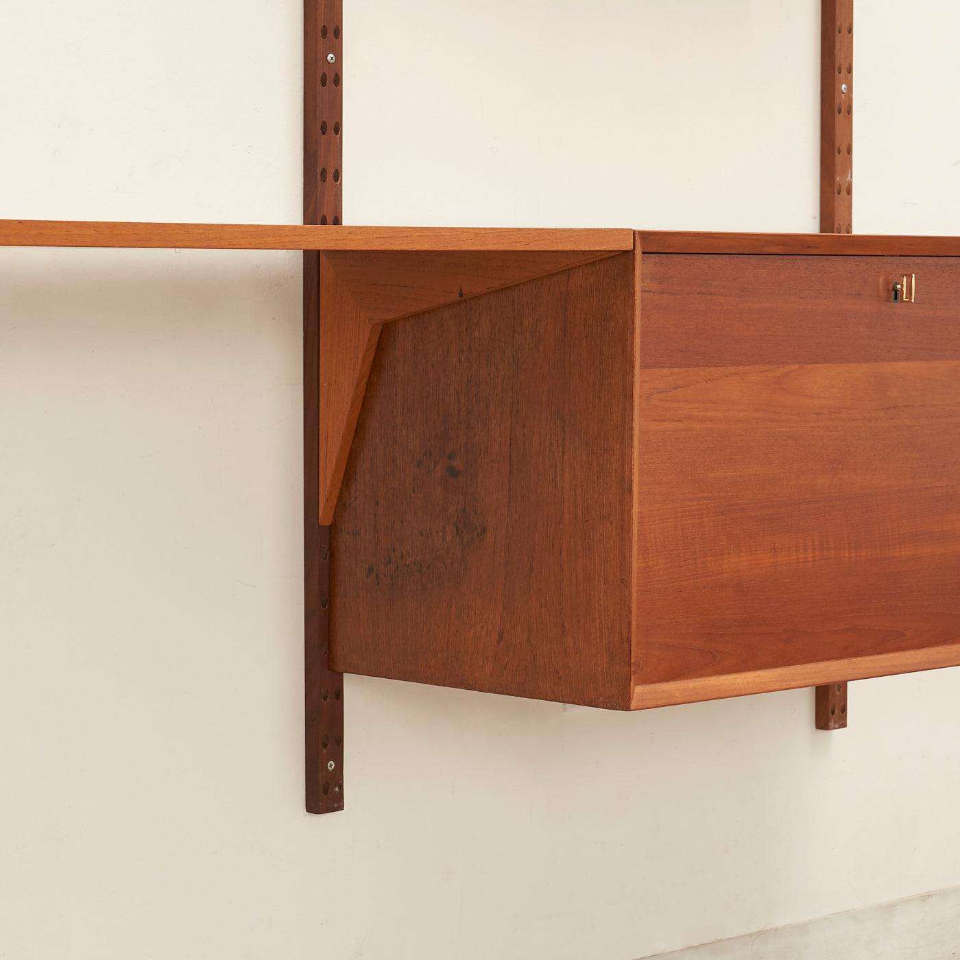 Modular Teak Wall Unit by Poul Cadovius, Denmark