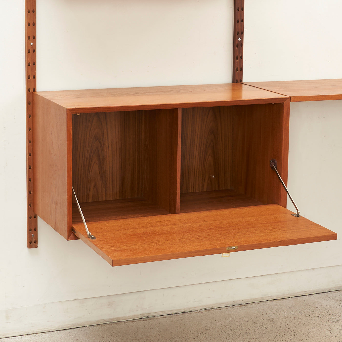 Modular Teak Wall Unit by Poul Cadovius, Denmark