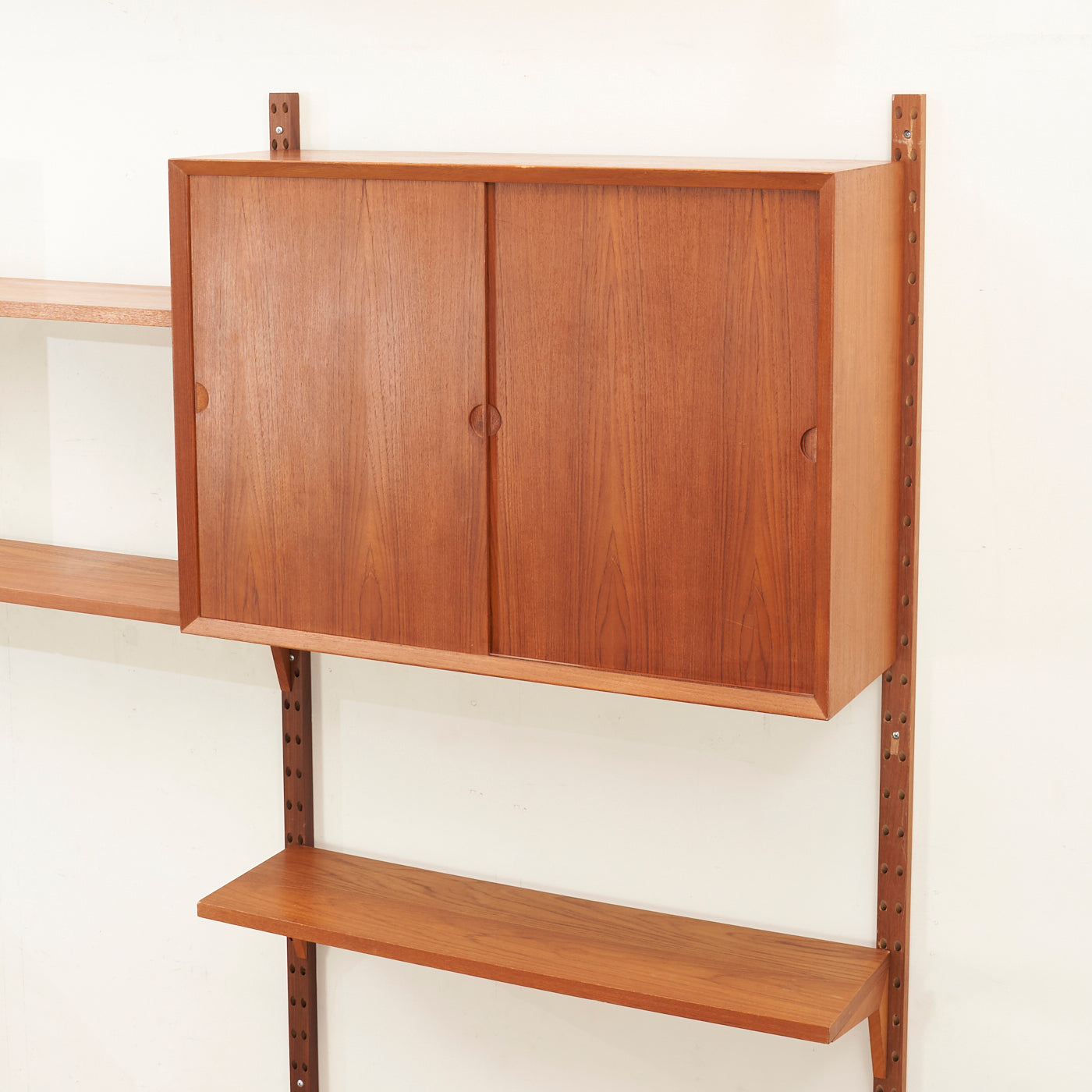 Modular Teak Wall Unit by Poul Cadovius, Denmark