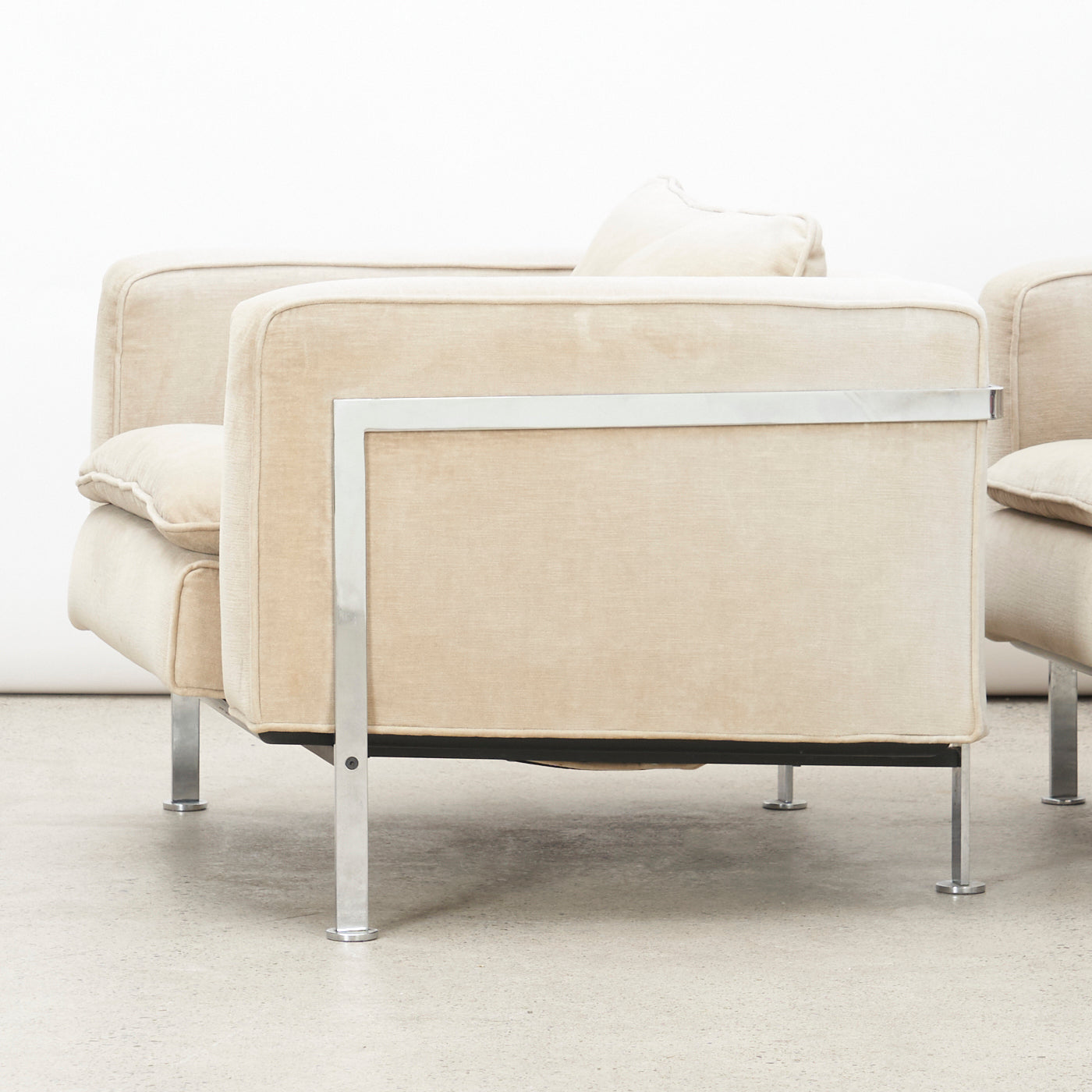 Pair of Club Chairs by Robert Haussmann for Nienkämper