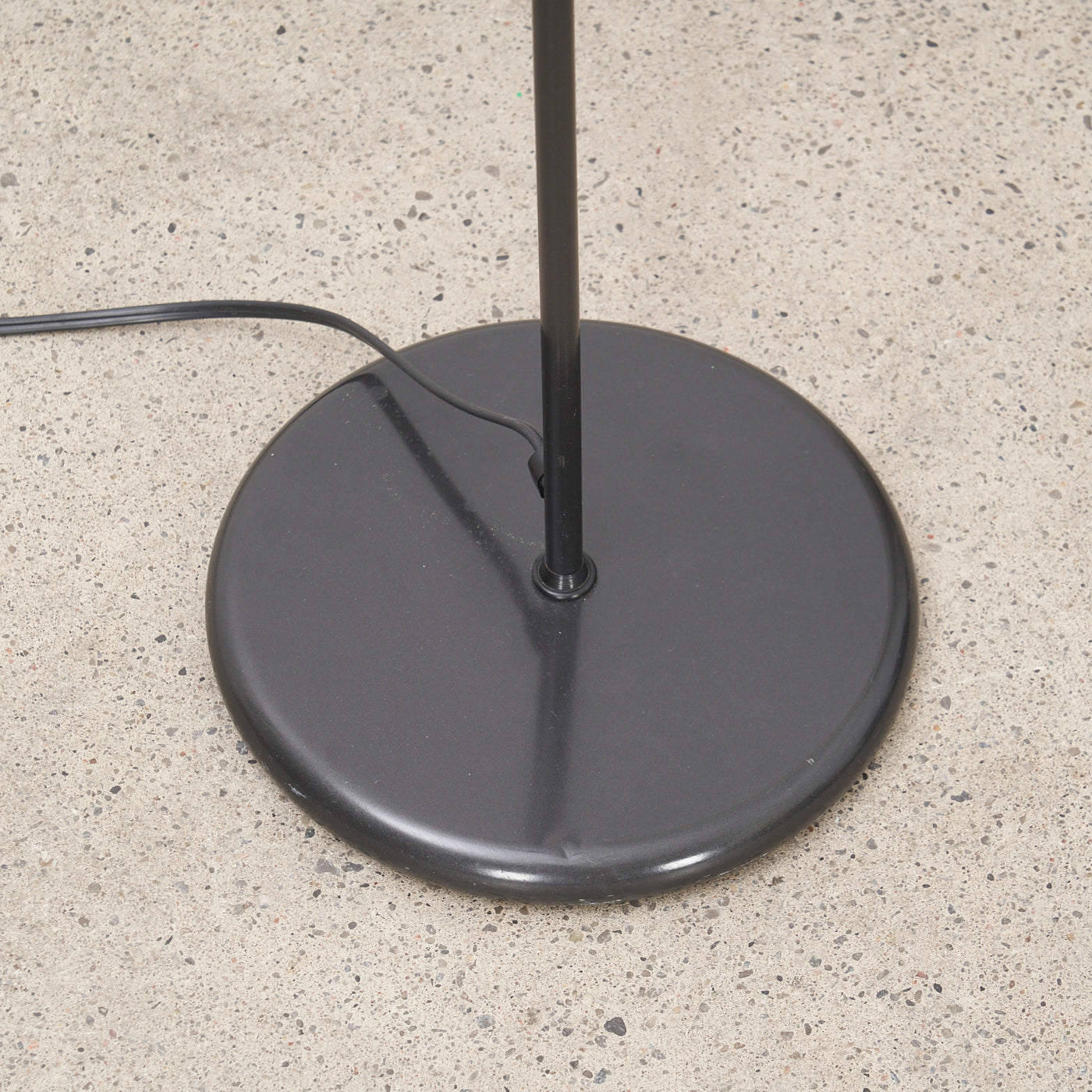 Vintage Murano Floor Lamp w/ Blue Glass Shade