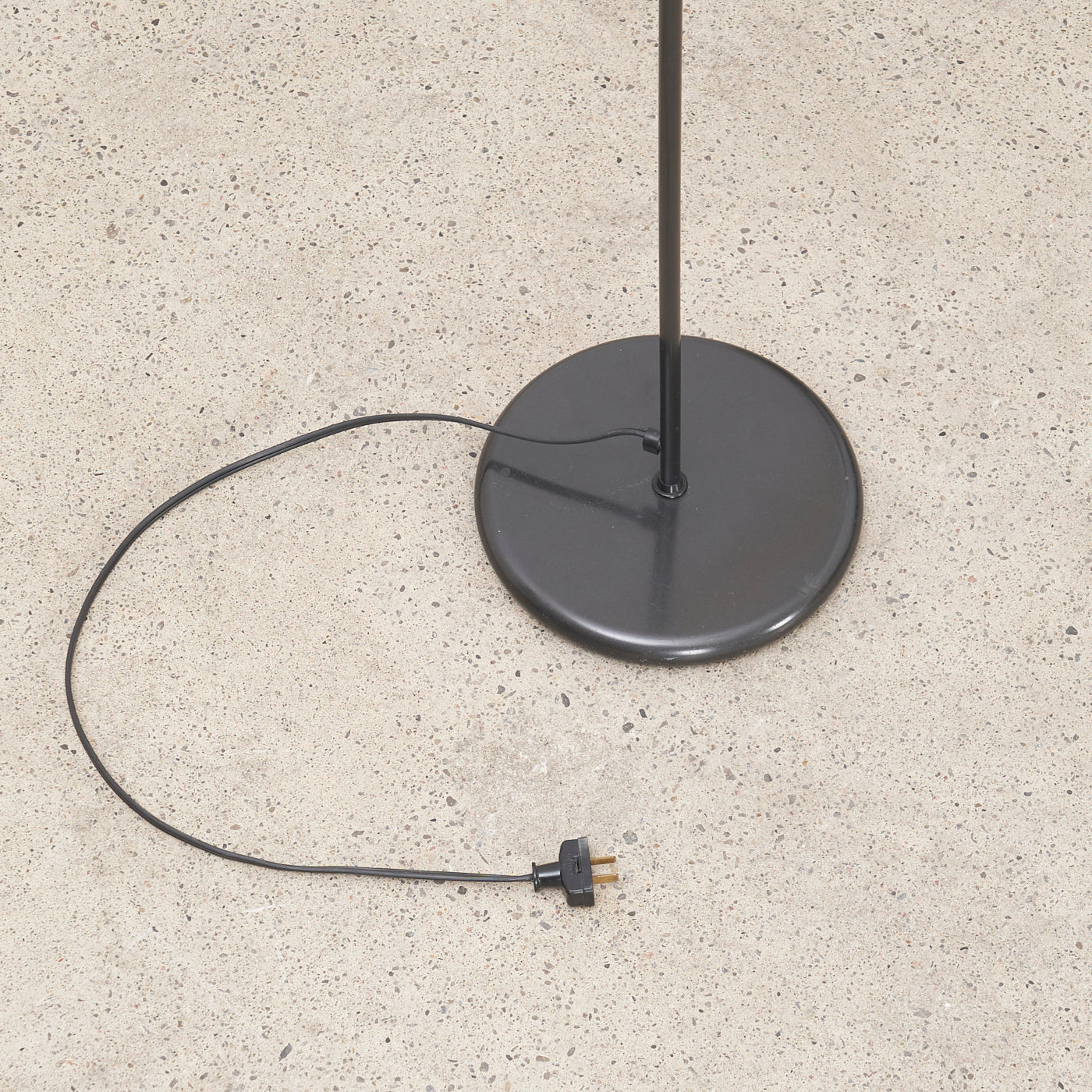 Vintage Murano Floor Lamp w/ Blue Glass Shade