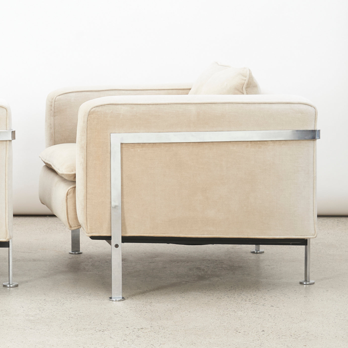 Pair of Club Chairs by Robert Haussmann for Nienkämper