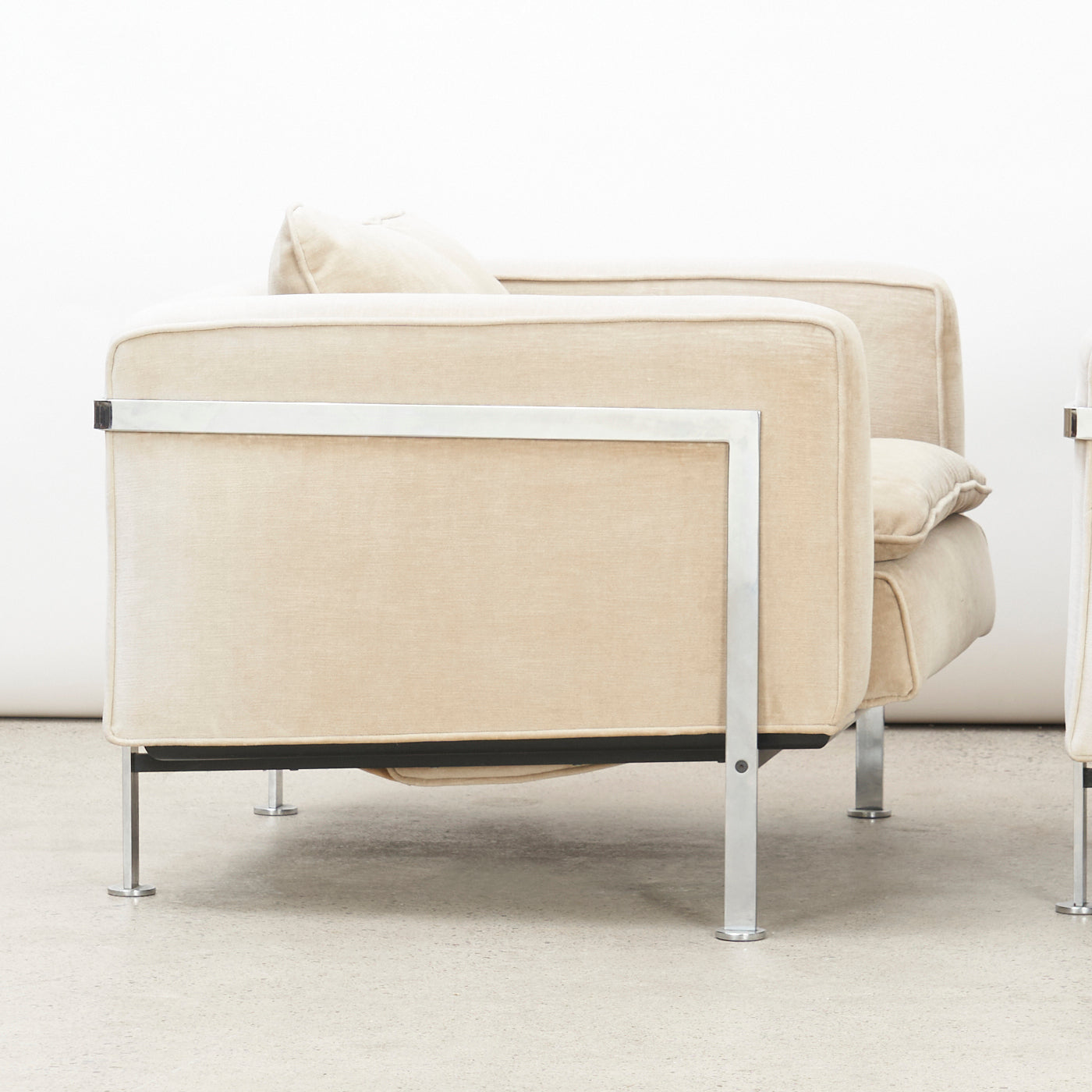 Pair of Club Chairs by Robert Haussmann for Nienkämper