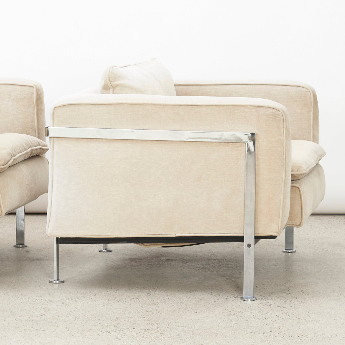 Pair of Club Chairs by Robert Haussmann for Nienkämper