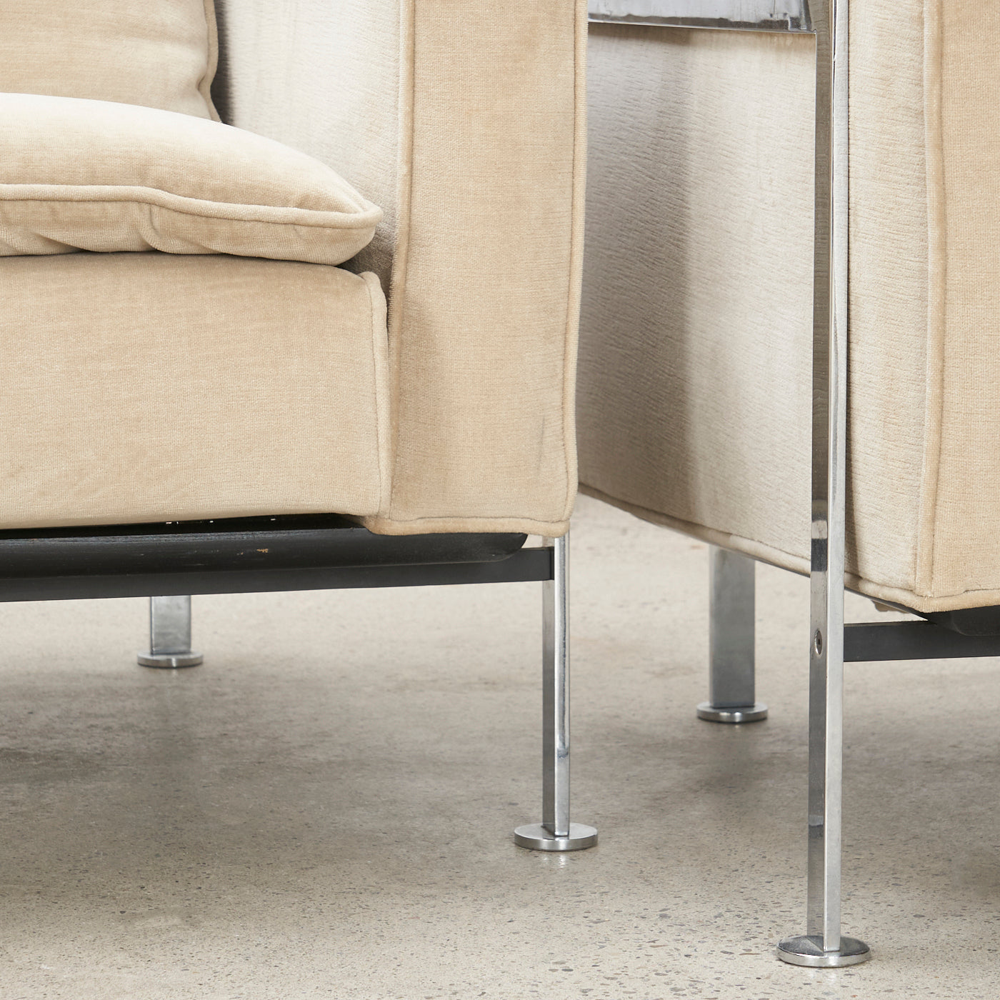Pair of Club Chairs by Robert Haussmann for Nienkämper