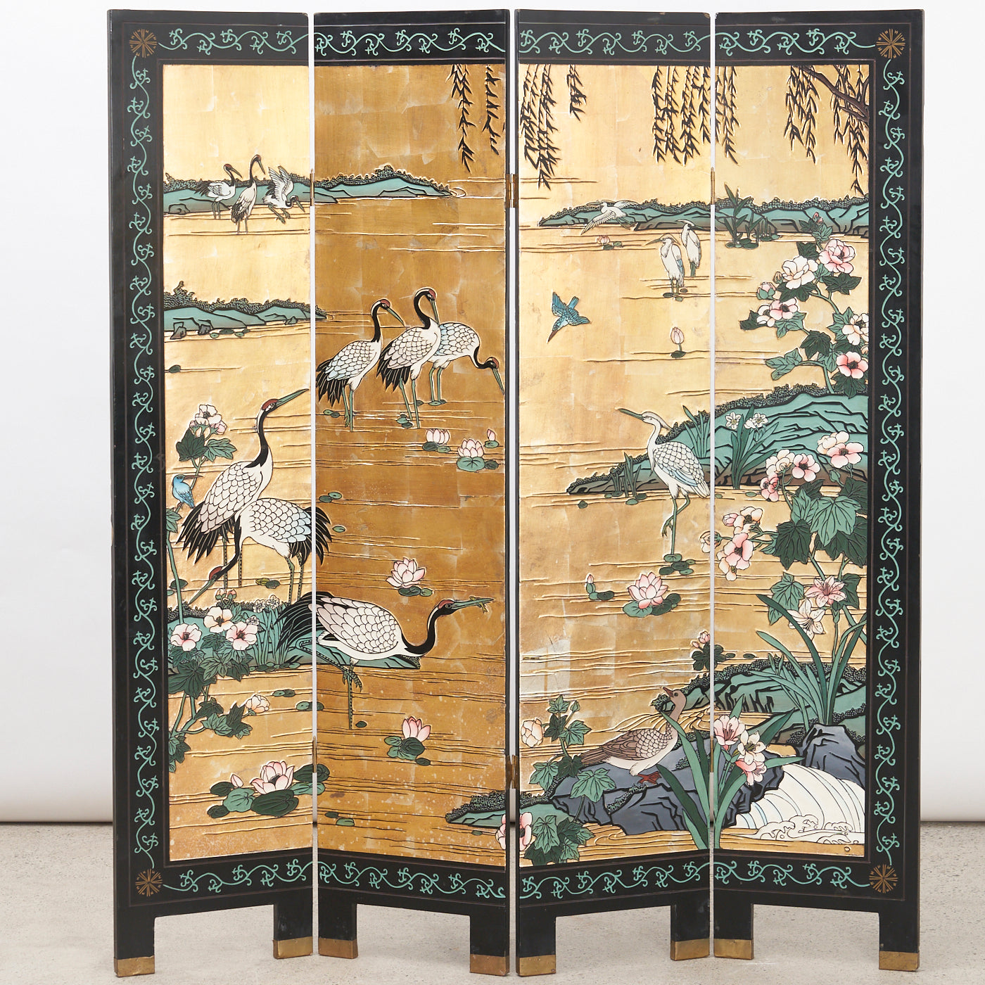 4-Panel Room Divider