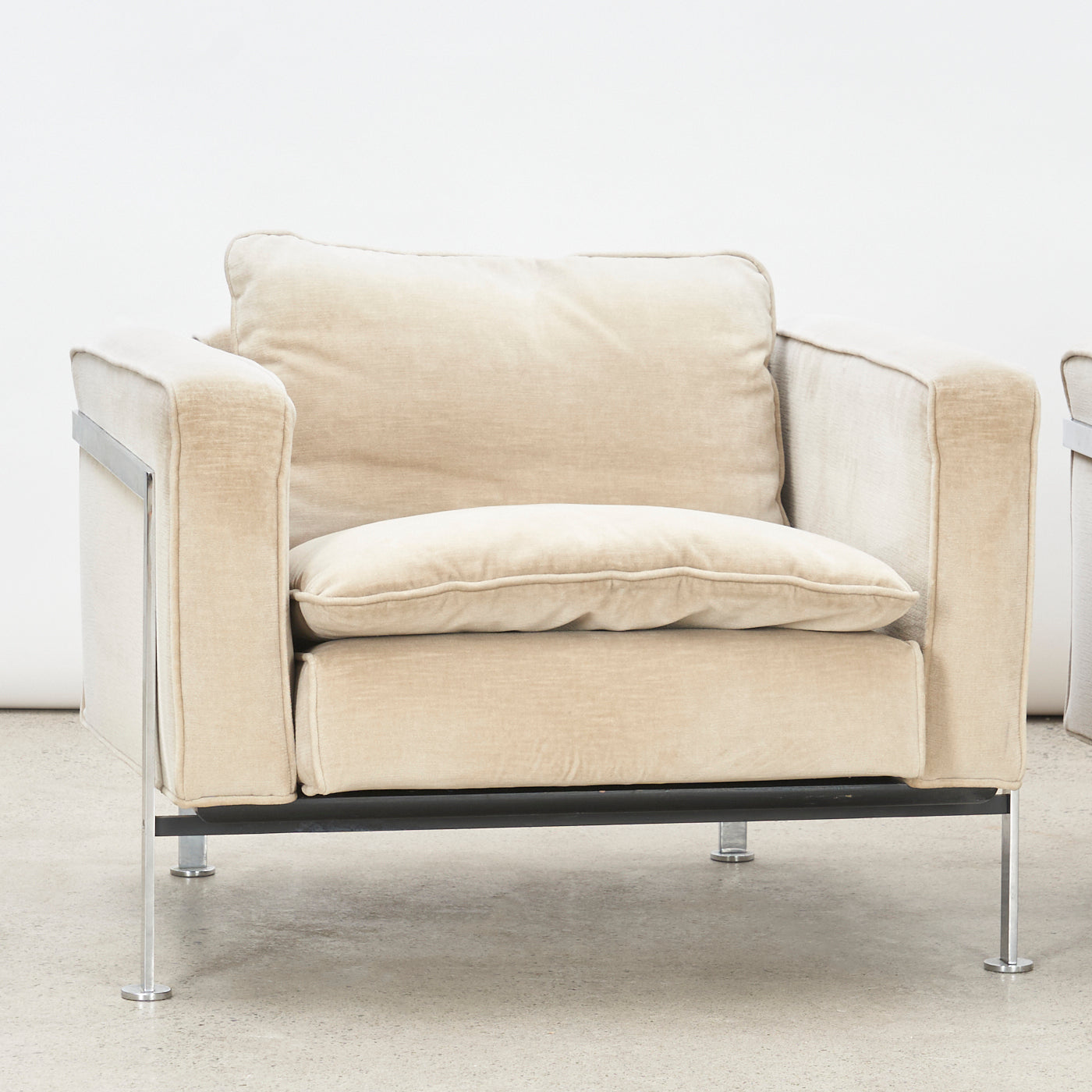 Pair of Club Chairs by Robert Haussmann for Nienkämper