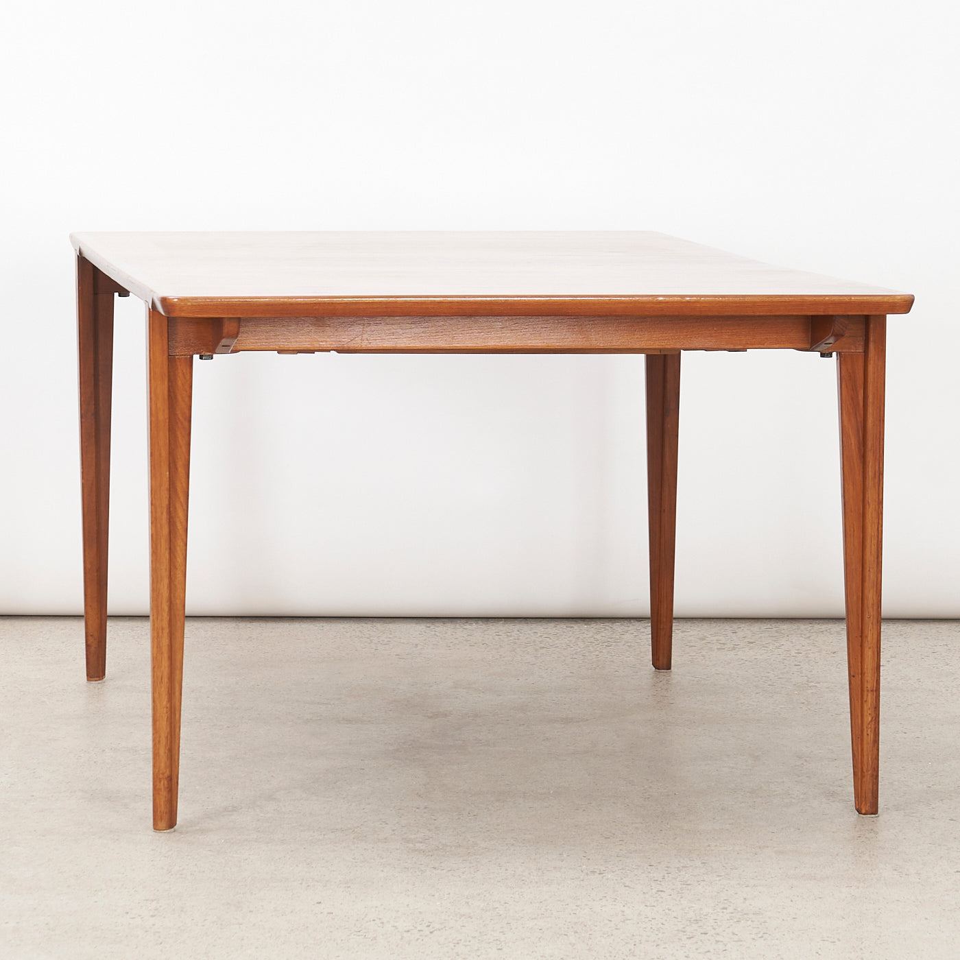 Teak Dining Table by Henry Rosengren Hansen for Brande Møbelindustri, Denmark