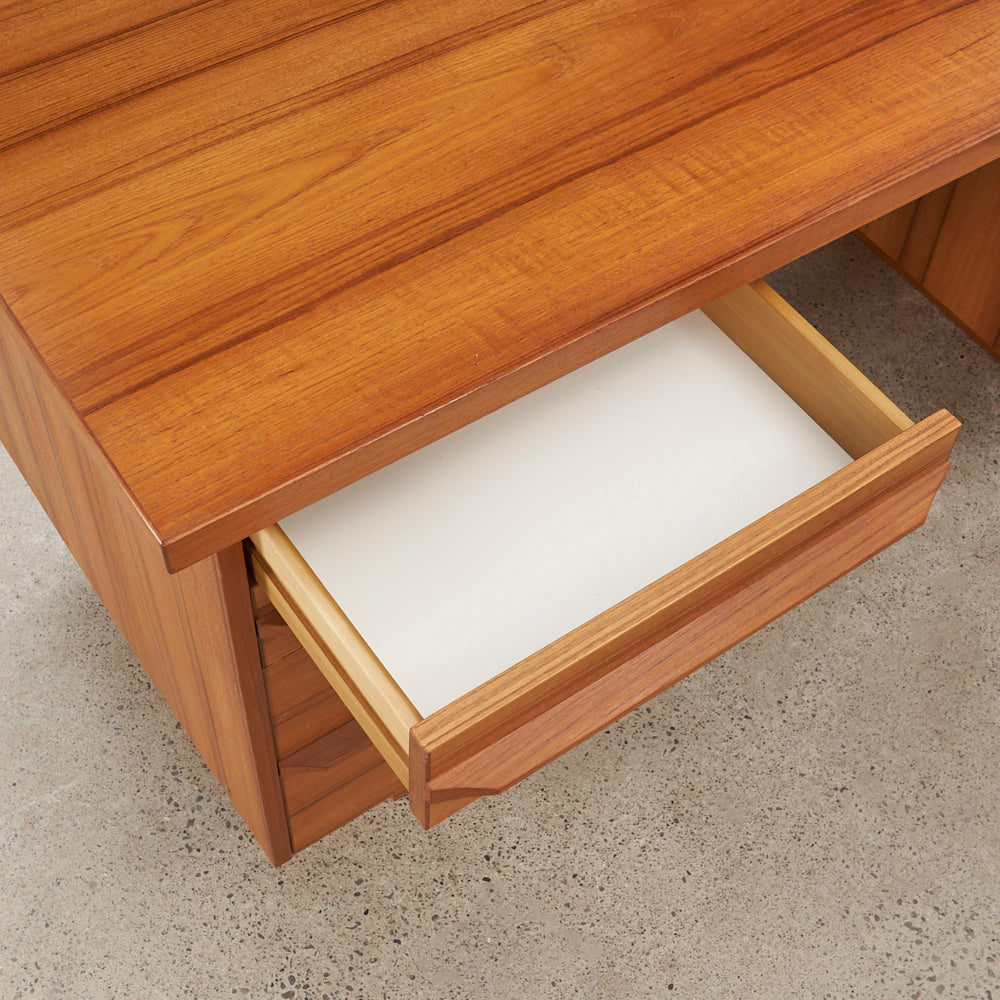 Teak Desk w/ Storage