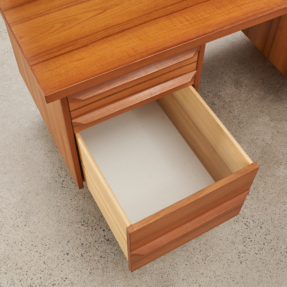 Teak Desk w/ Storage