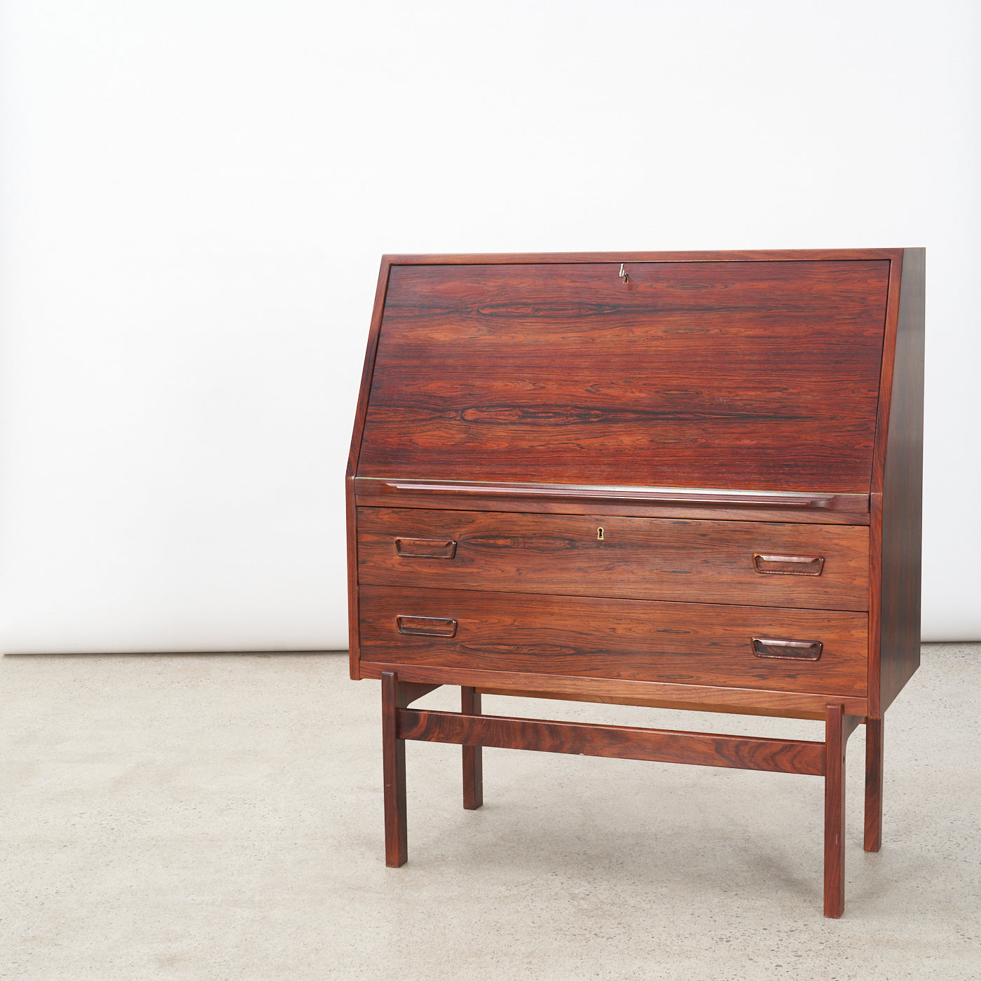 'Nr. 68' Rosewood Secretary by Arne Wahl Iversen for Vinde Møbelfabrik, Denmark
