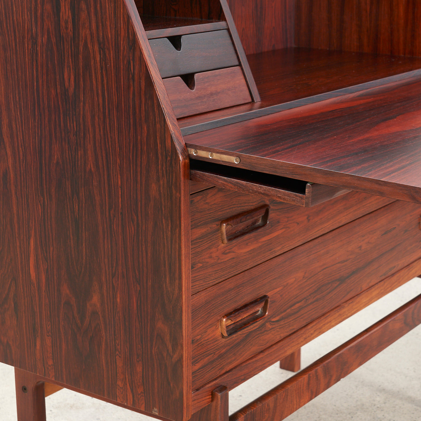 'Nr. 68' Rosewood Secretary by Arne Wahl Iversen for Vinde Møbelfabrik, Denmark