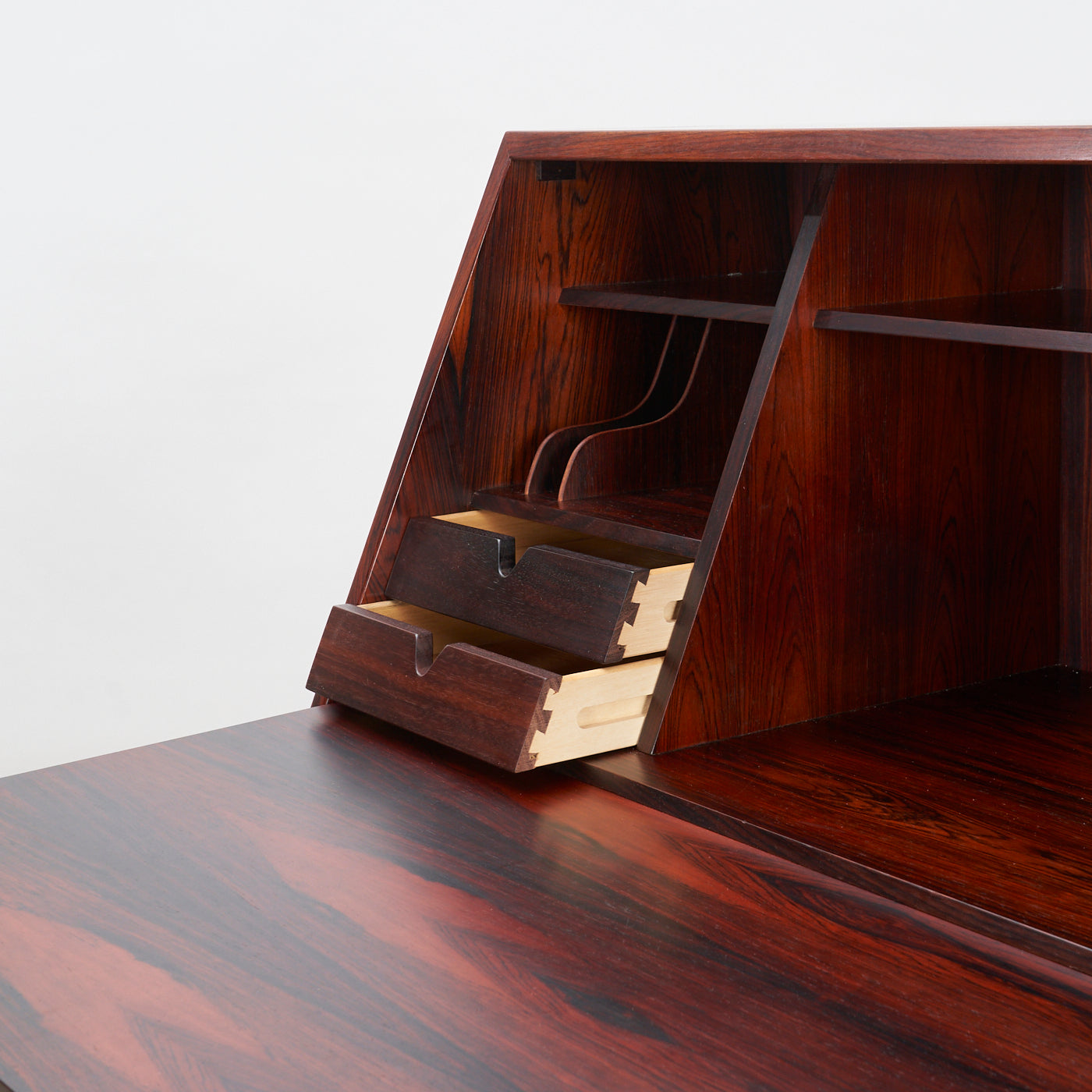 'Nr. 68' Rosewood Secretary by Arne Wahl Iversen for Vinde Møbelfabrik, Denmark