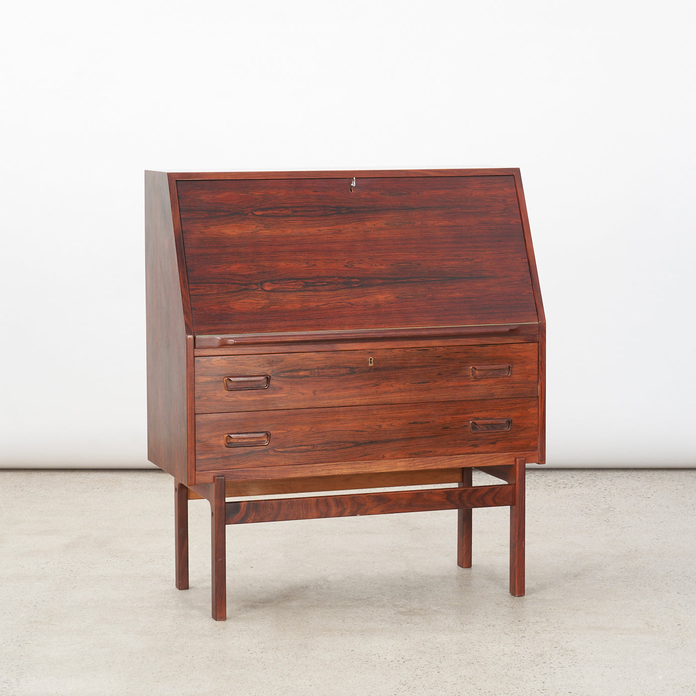 'Nr. 68' Rosewood Secretary by Arne Wahl Iversen for Vinde Møbelfabrik, Denmark