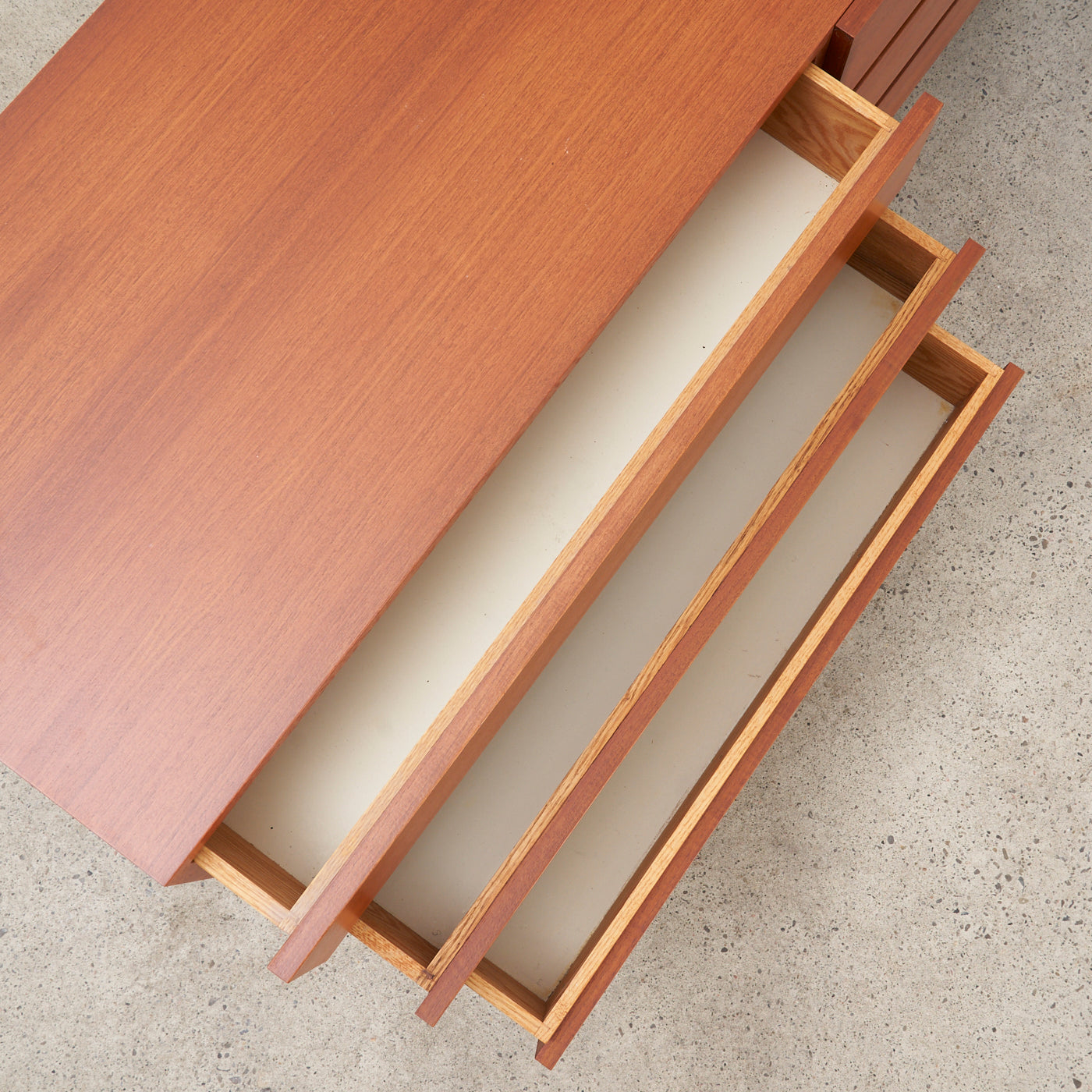 Teak 6 Drawer Dresser by REFF