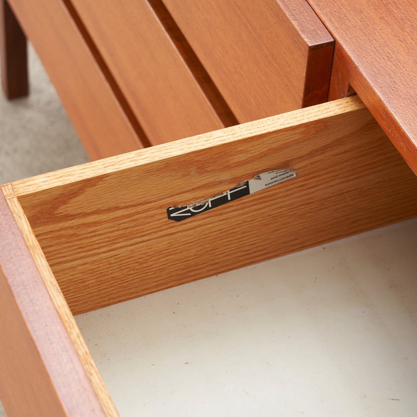 Teak 6 Drawer Dresser by REFF