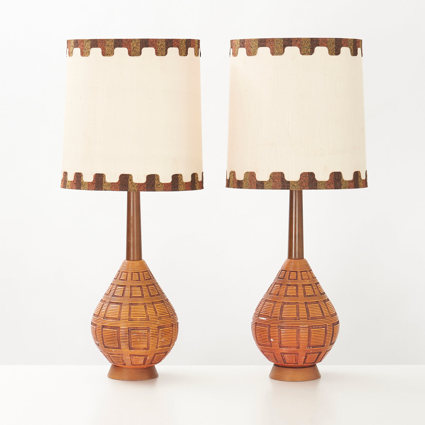 Pair of Vintage Ceramic Table Lamps